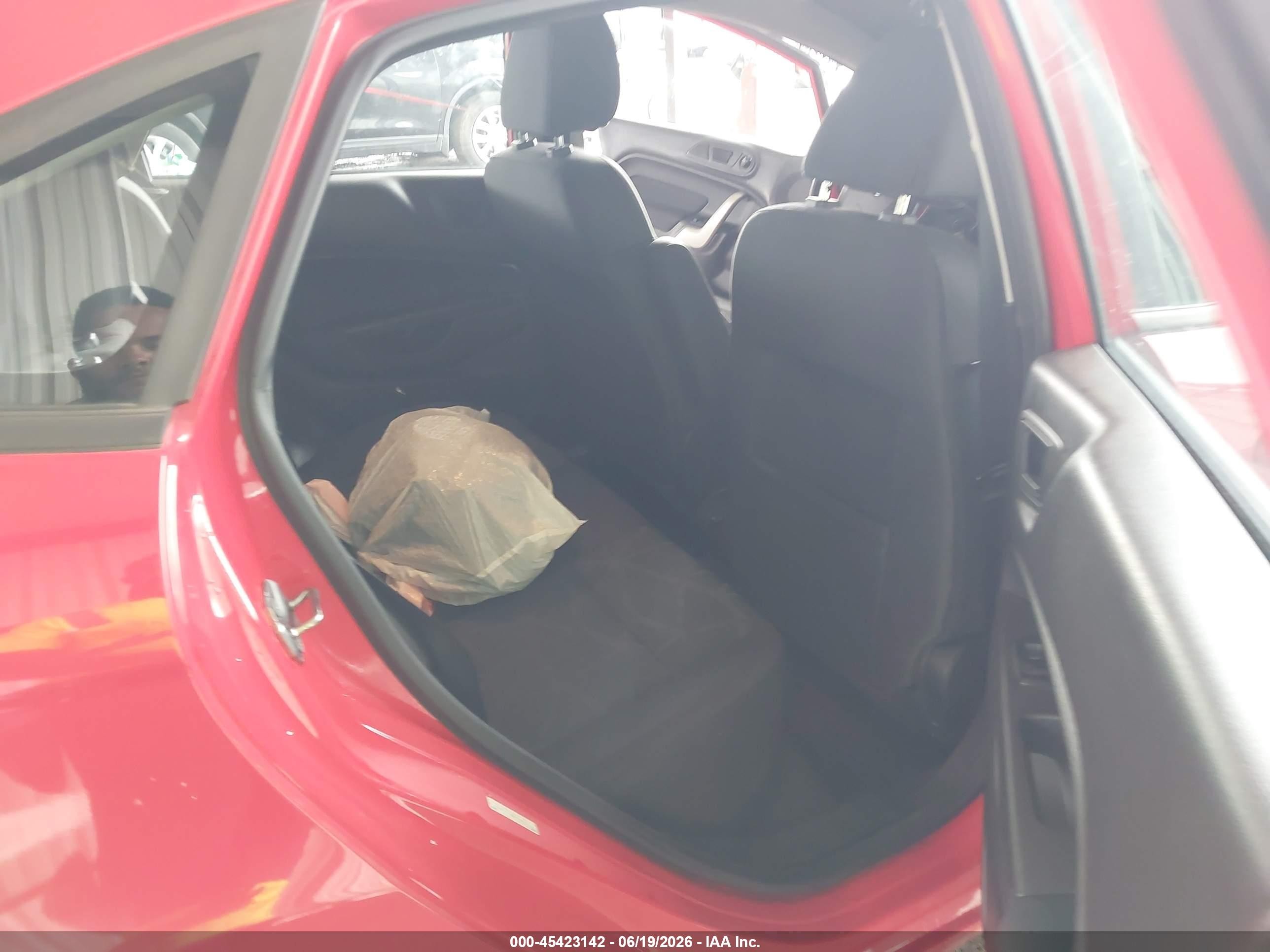 2013 Ford Fiesta Se Red vin: 3FADP4BJ1DM194217