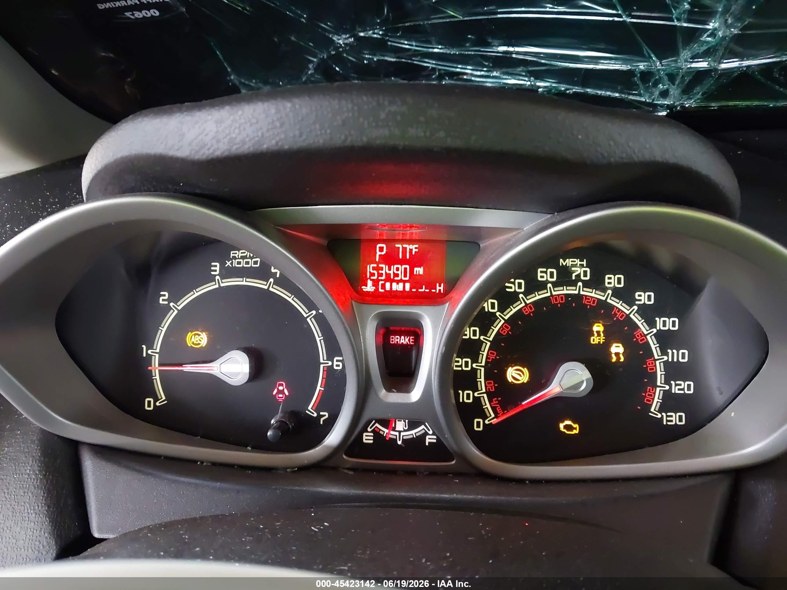 2013 Ford Fiesta Se Red vin: 3FADP4BJ1DM194217