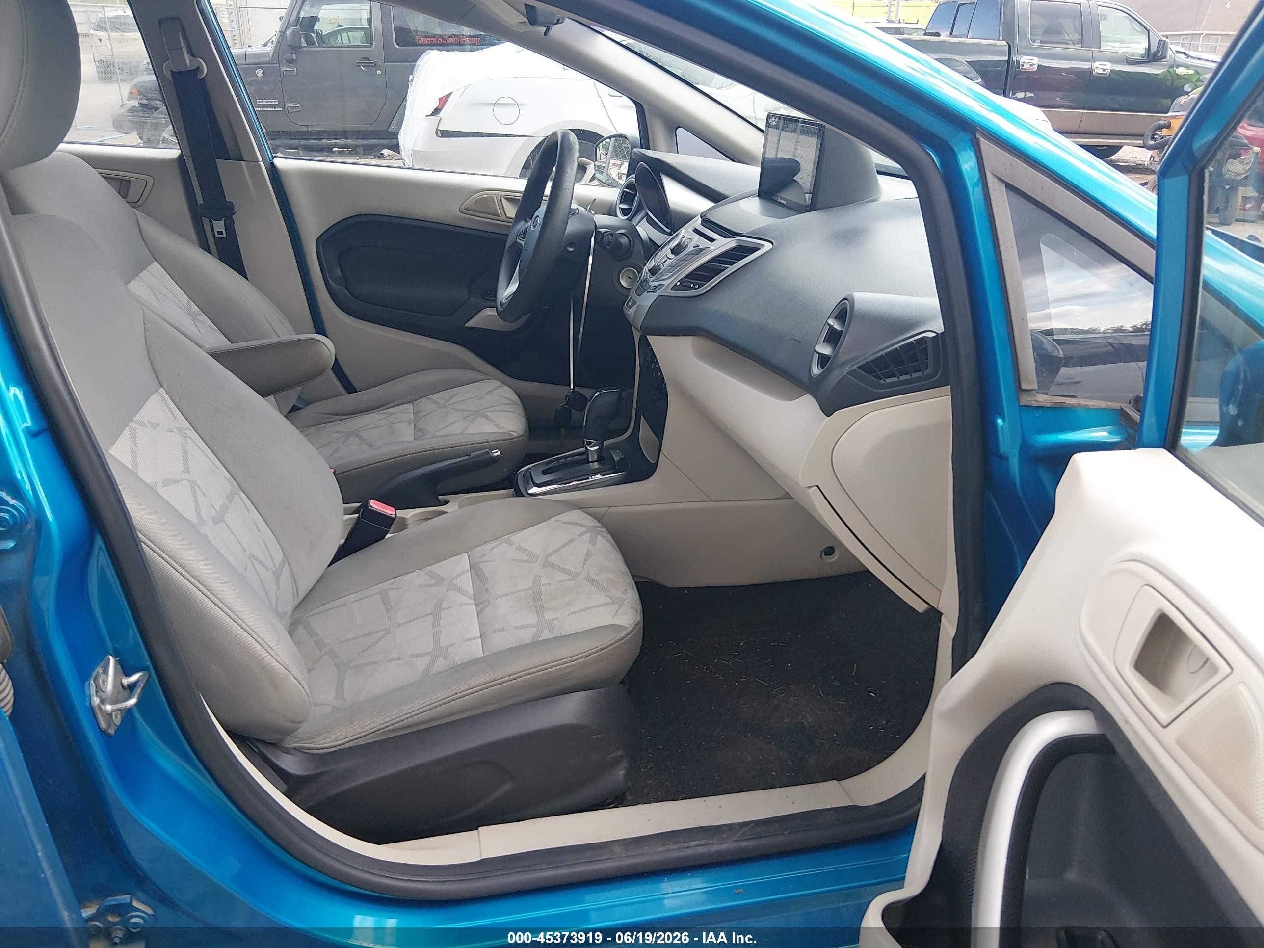2013 Ford Fiesta Se Blue vin: 3FADP4BJ1DM199482