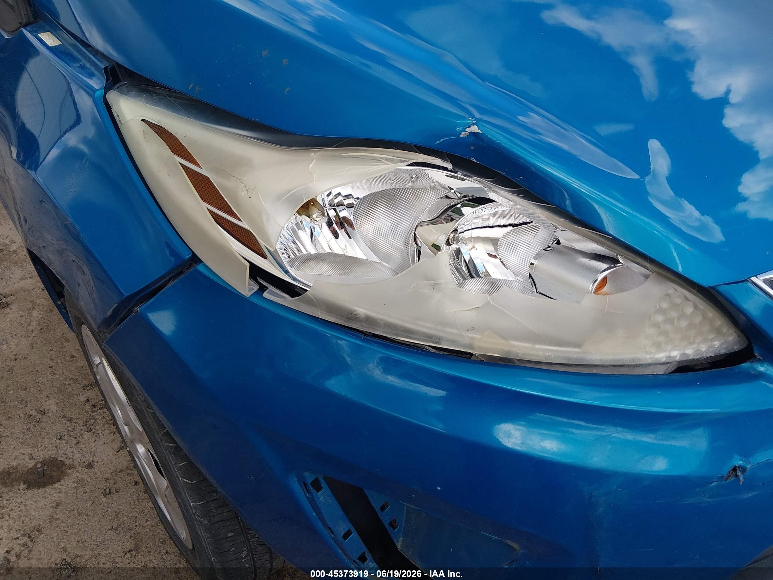 2013 Ford Fiesta Se Blue vin: 3FADP4BJ1DM199482