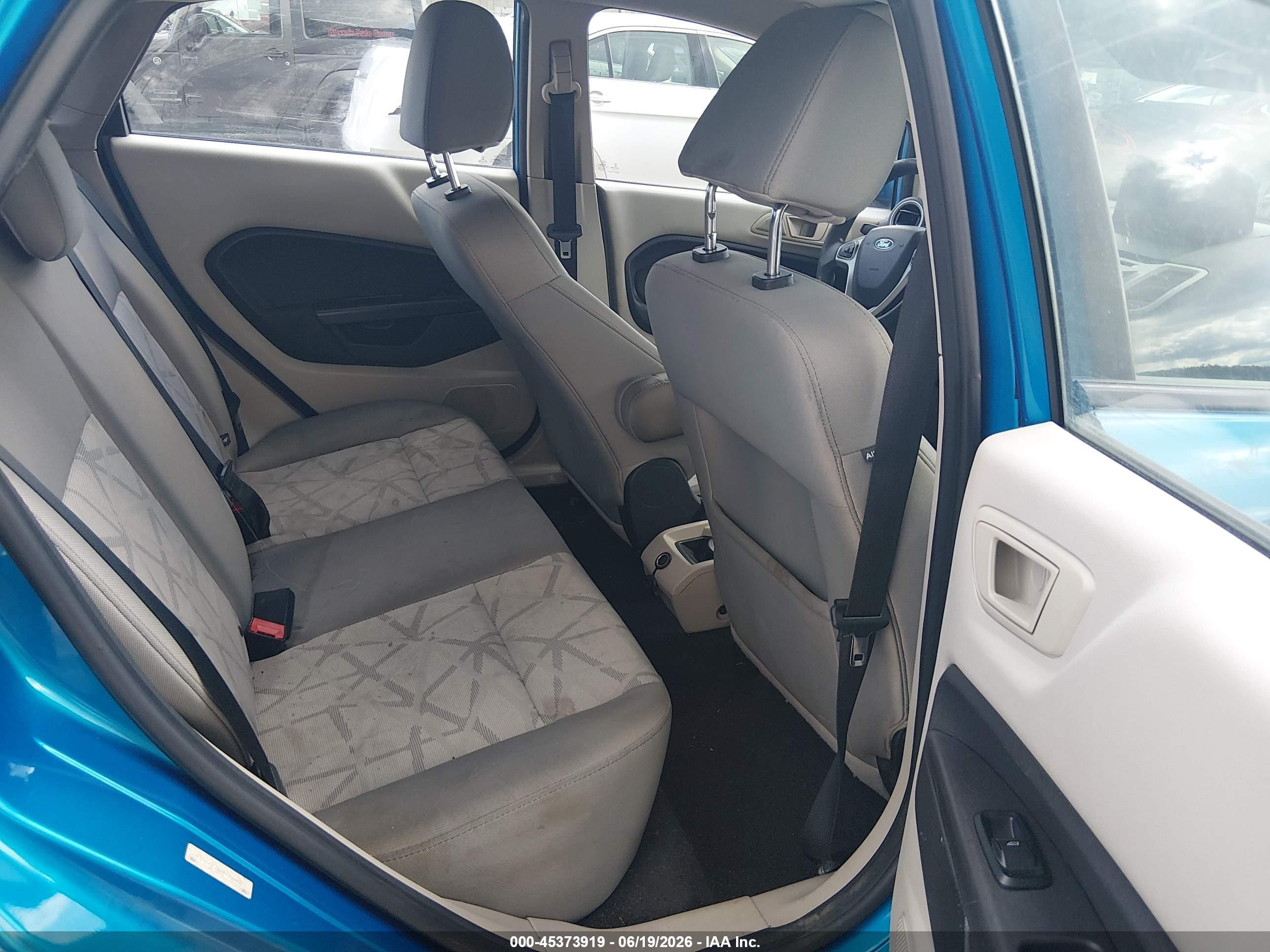2013 Ford Fiesta Se Blue vin: 3FADP4BJ1DM199482