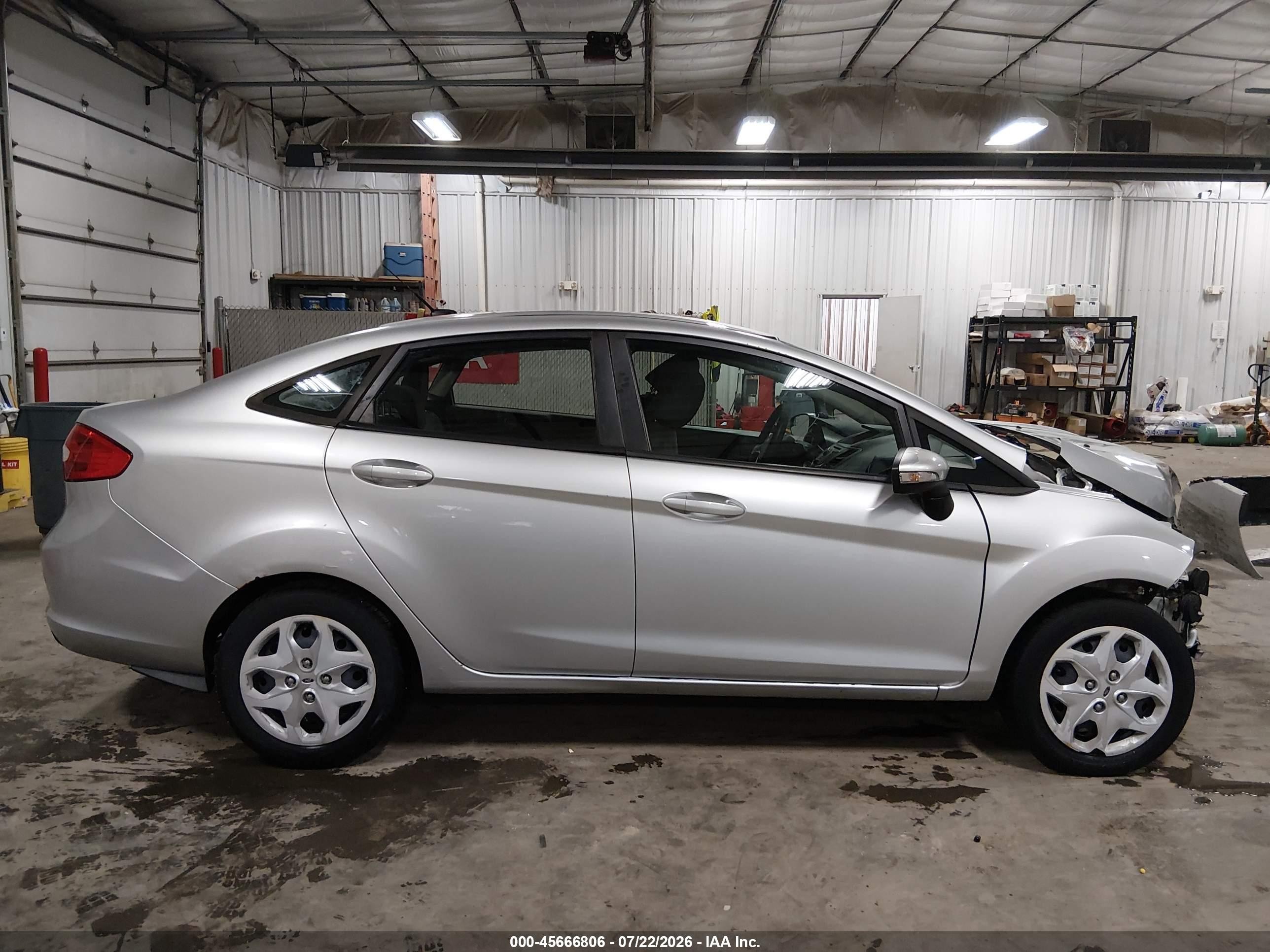 2013 Ford Fiesta Se Silver vin: 3FADP4BJ1DM205863