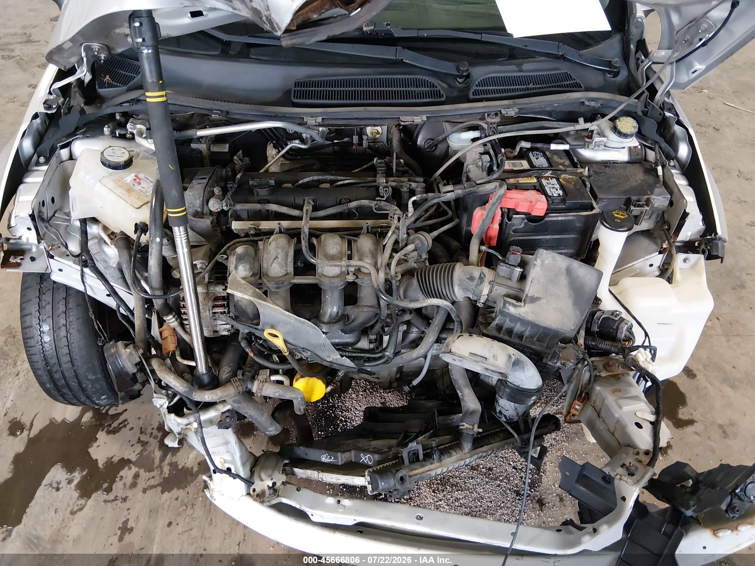 2013 Ford Fiesta Se Silver vin: 3FADP4BJ1DM205863