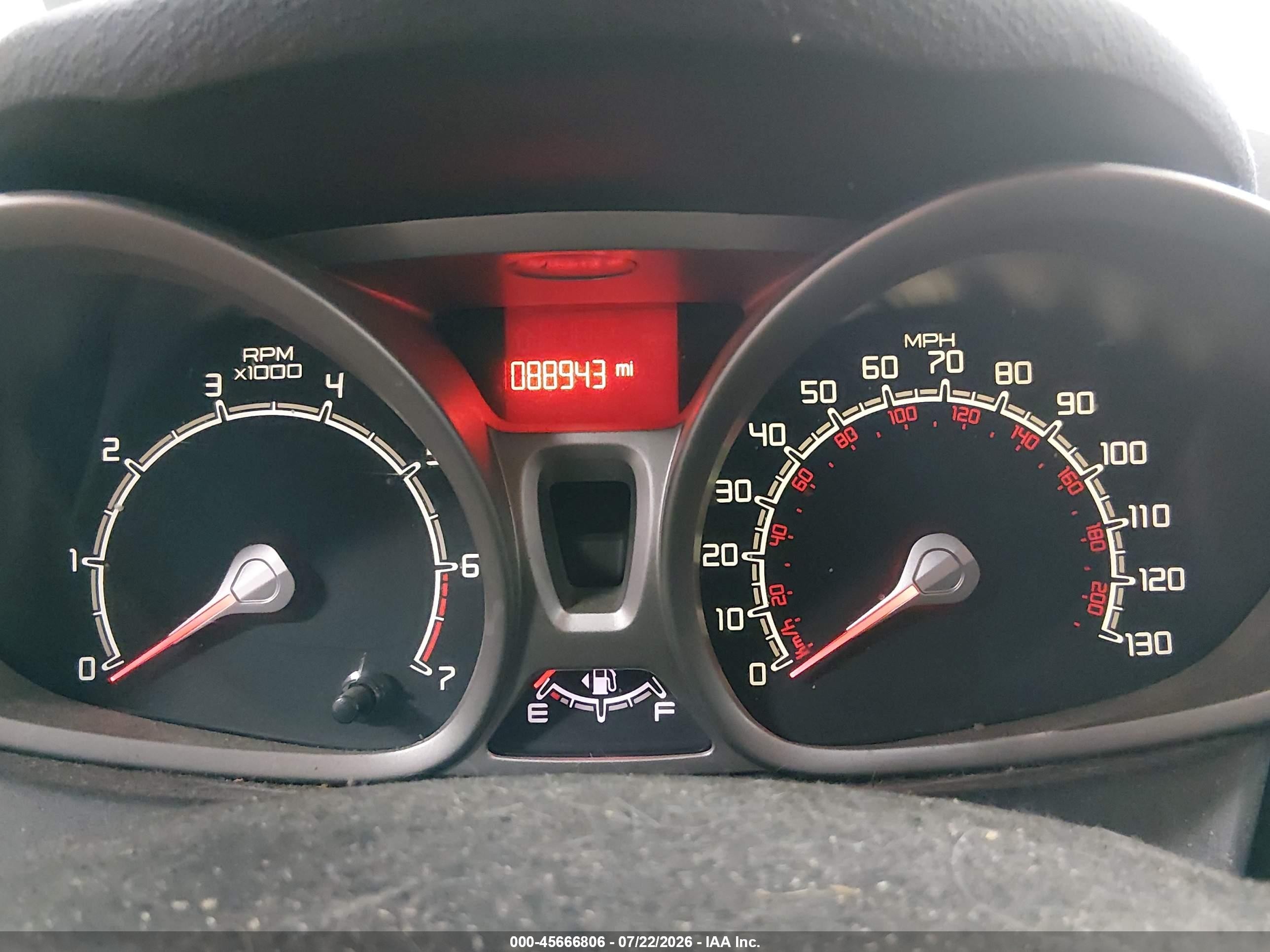 2013 Ford Fiesta Se Silver vin: 3FADP4BJ1DM205863
