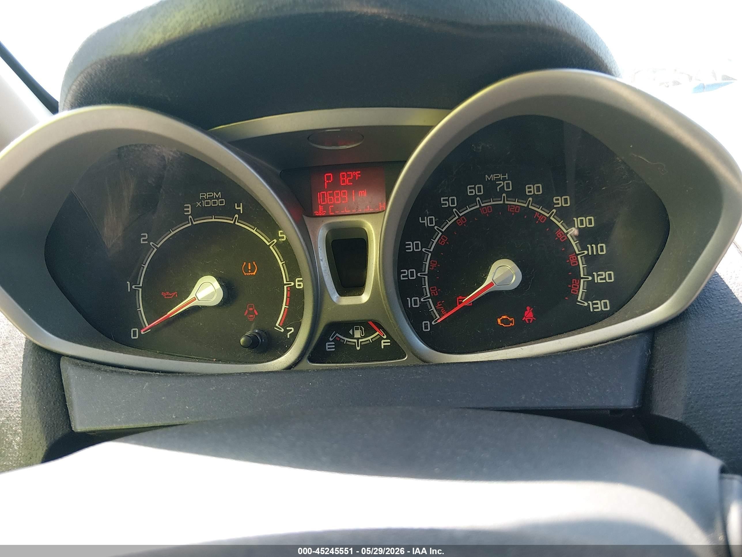 2013 Ford Fiesta Se Black vin: 3FADP4BJ1DM224834