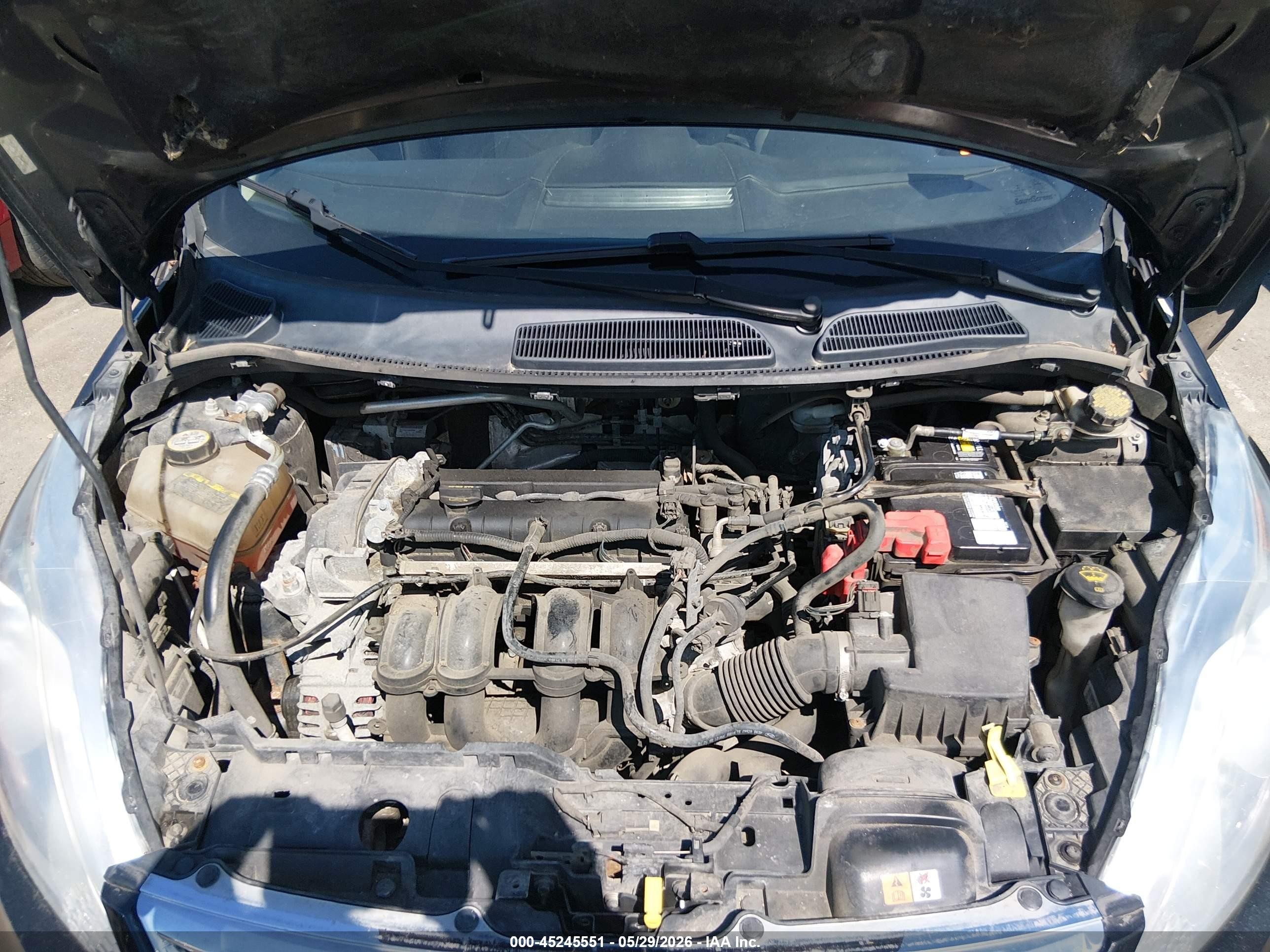 2013 Ford Fiesta Se Black vin: 3FADP4BJ1DM224834