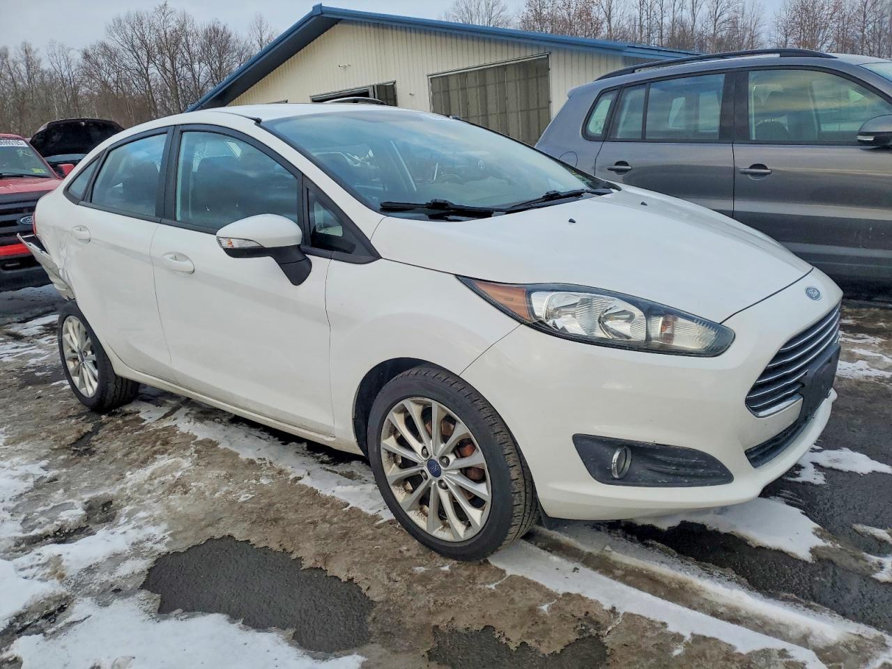 2014 Ford Fiesta Se White vin: 3FADP4BJ1EM105960