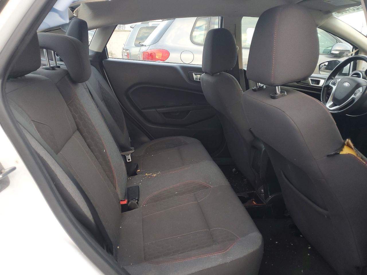 2014 Ford Fiesta Se White vin: 3FADP4BJ1EM105960