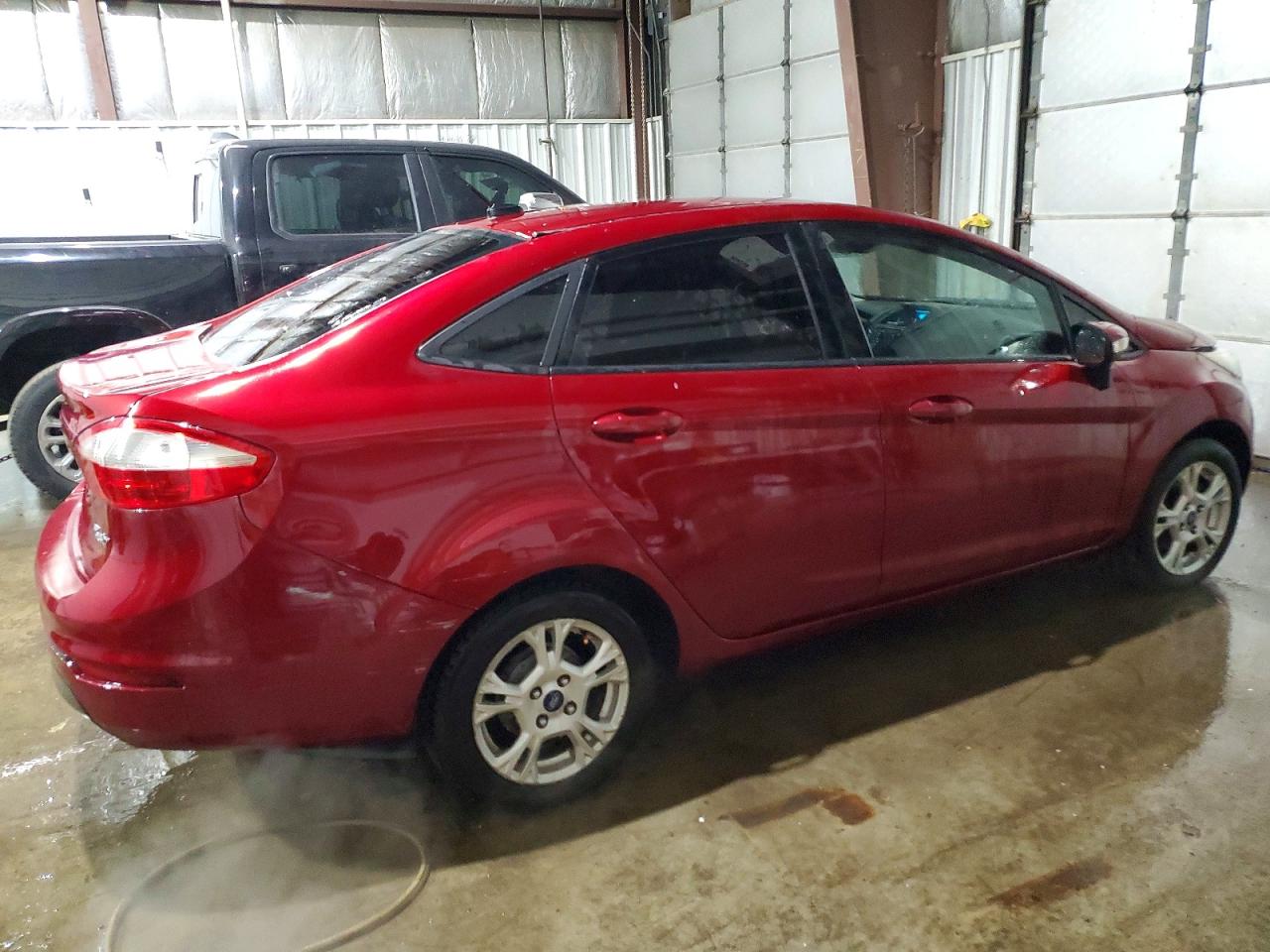 2014 Ford Fiesta Se Burgundy vin: 3FADP4BJ1EM139199