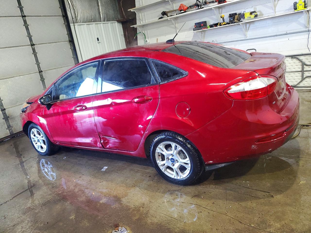 2014 Ford Fiesta Se Burgundy vin: 3FADP4BJ1EM139199