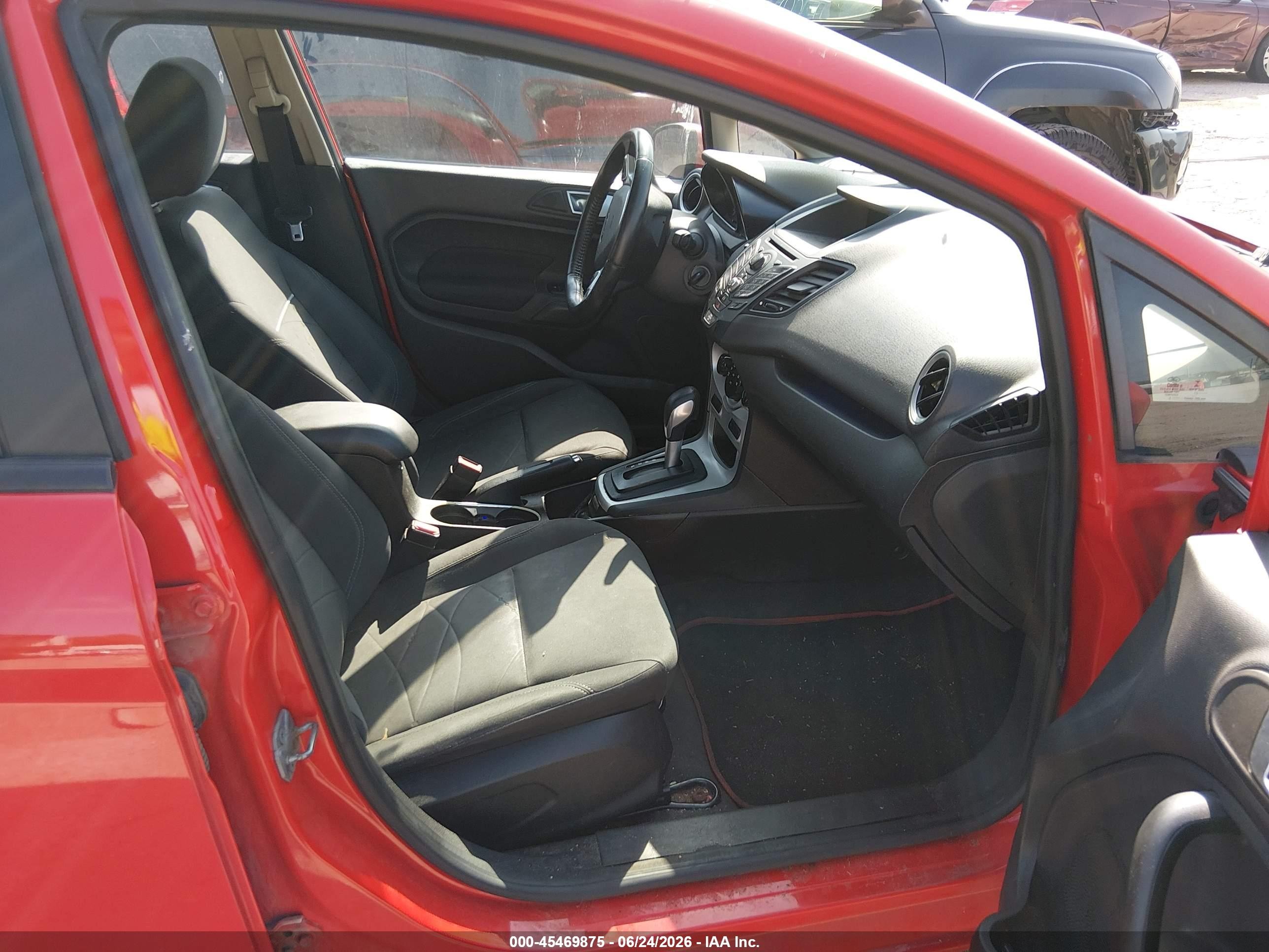 2014 Ford Fiesta Se Red vin: 3FADP4BJ1EM153636