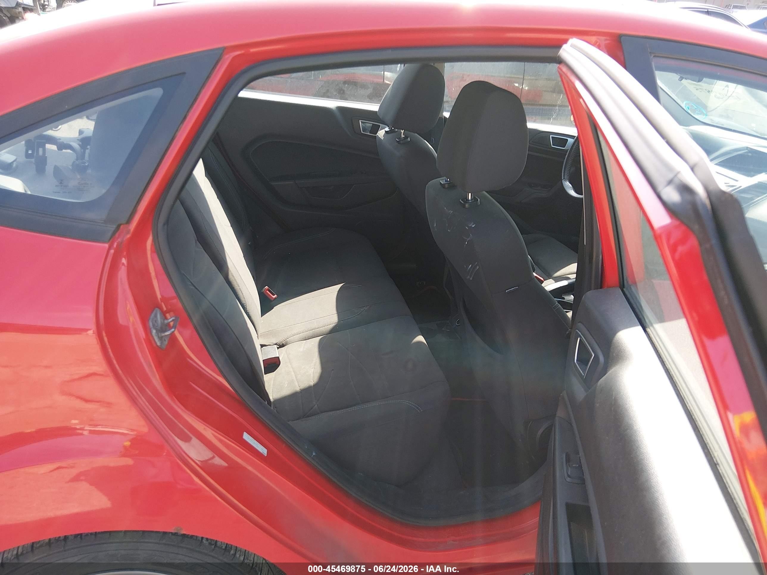 2014 Ford Fiesta Se Red vin: 3FADP4BJ1EM153636