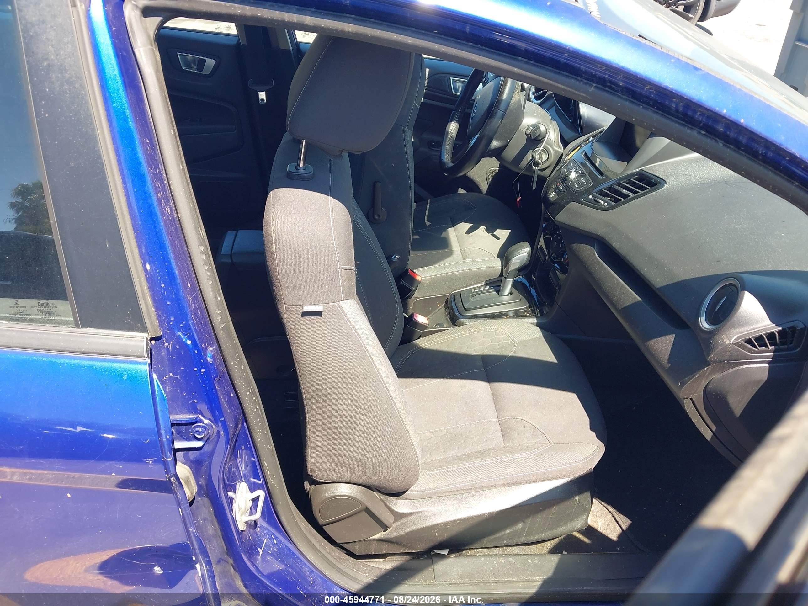 2014 Ford Fiesta Se Blue vin: 3FADP4BJ1EM154298