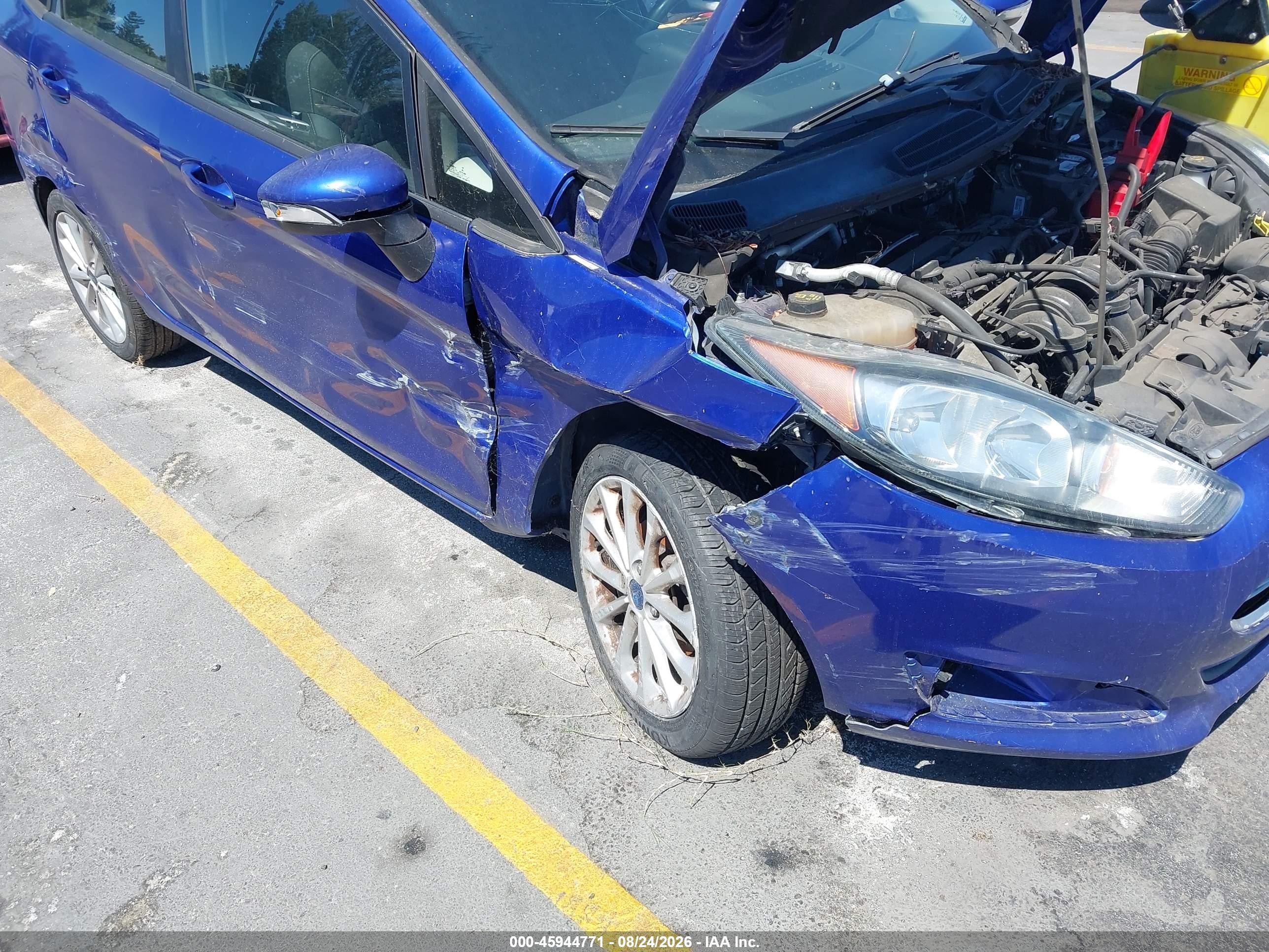 2014 Ford Fiesta Se Blue vin: 3FADP4BJ1EM154298