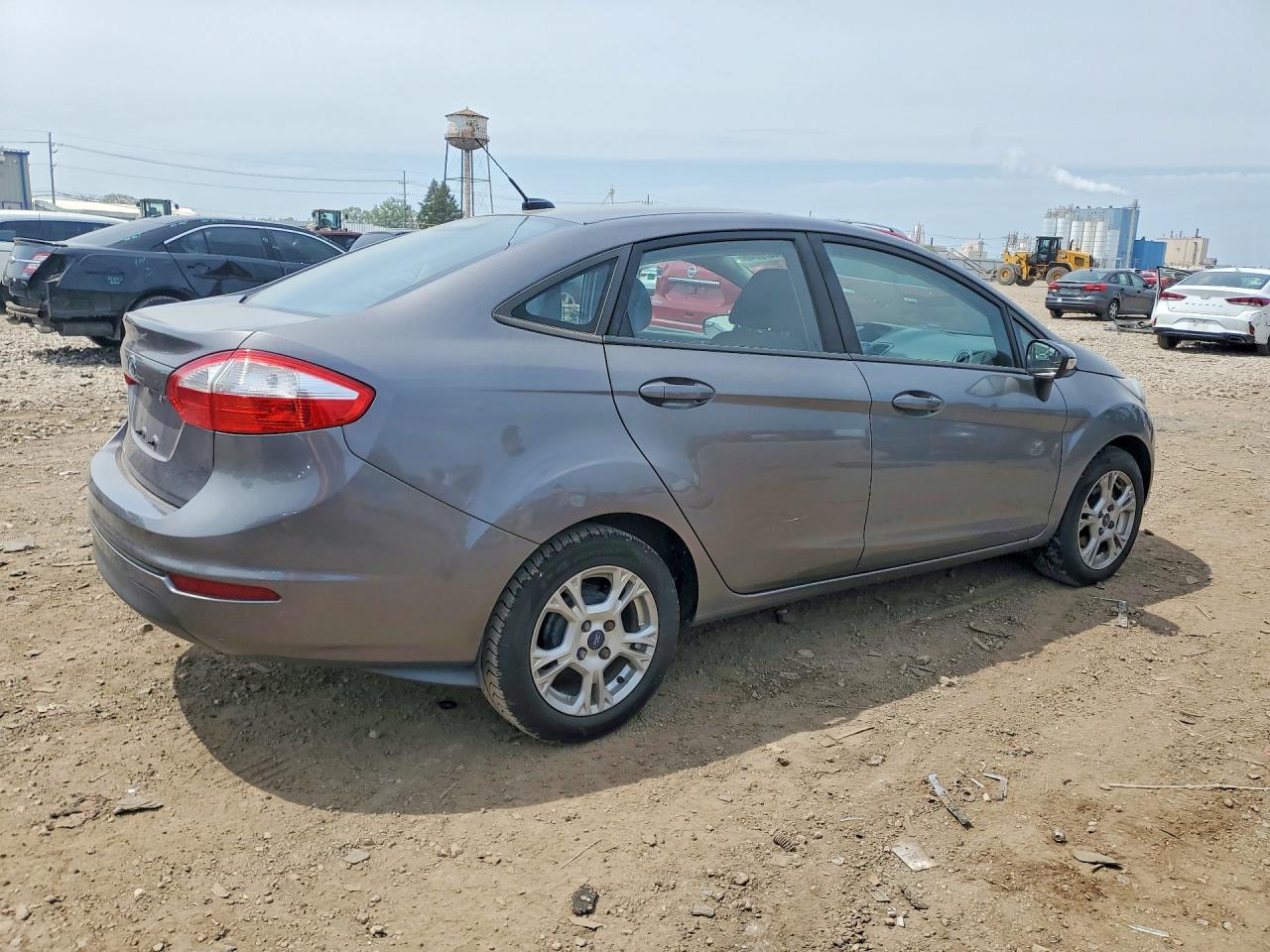 2014 Ford Fiesta Se Серый vin: 3FADP4BJ1EM171327