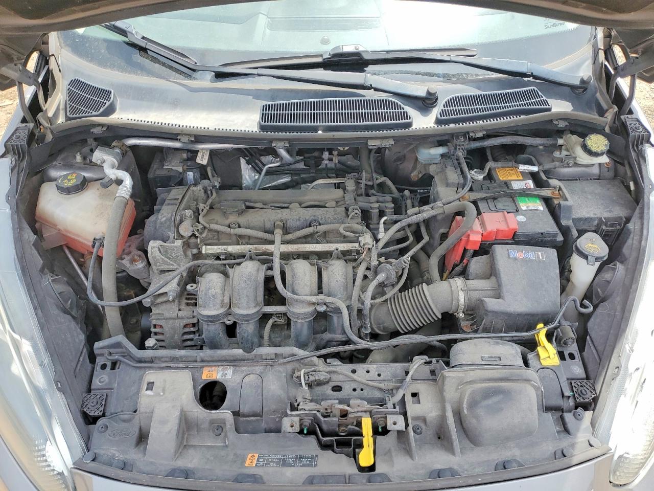 2014 Ford Fiesta Se Серый vin: 3FADP4BJ1EM171327