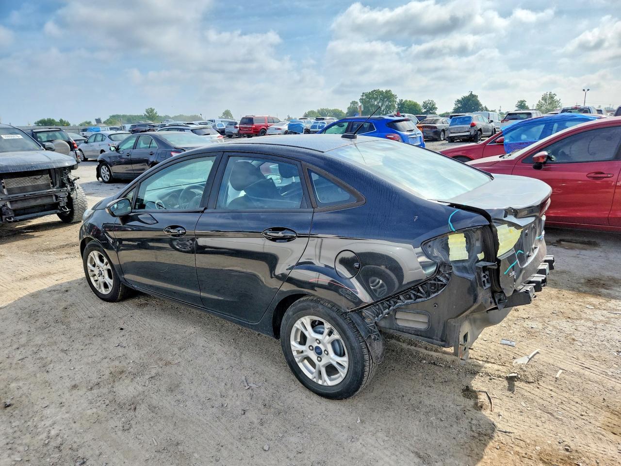 2014 Ford Fiesta Se Gray vin: 3FADP4BJ1EM174261