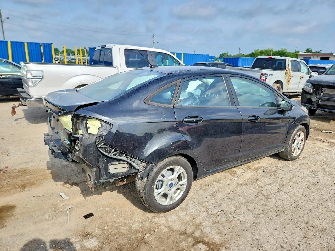 2014 Ford Fiesta Se Gray vin: 3FADP4BJ1EM174261