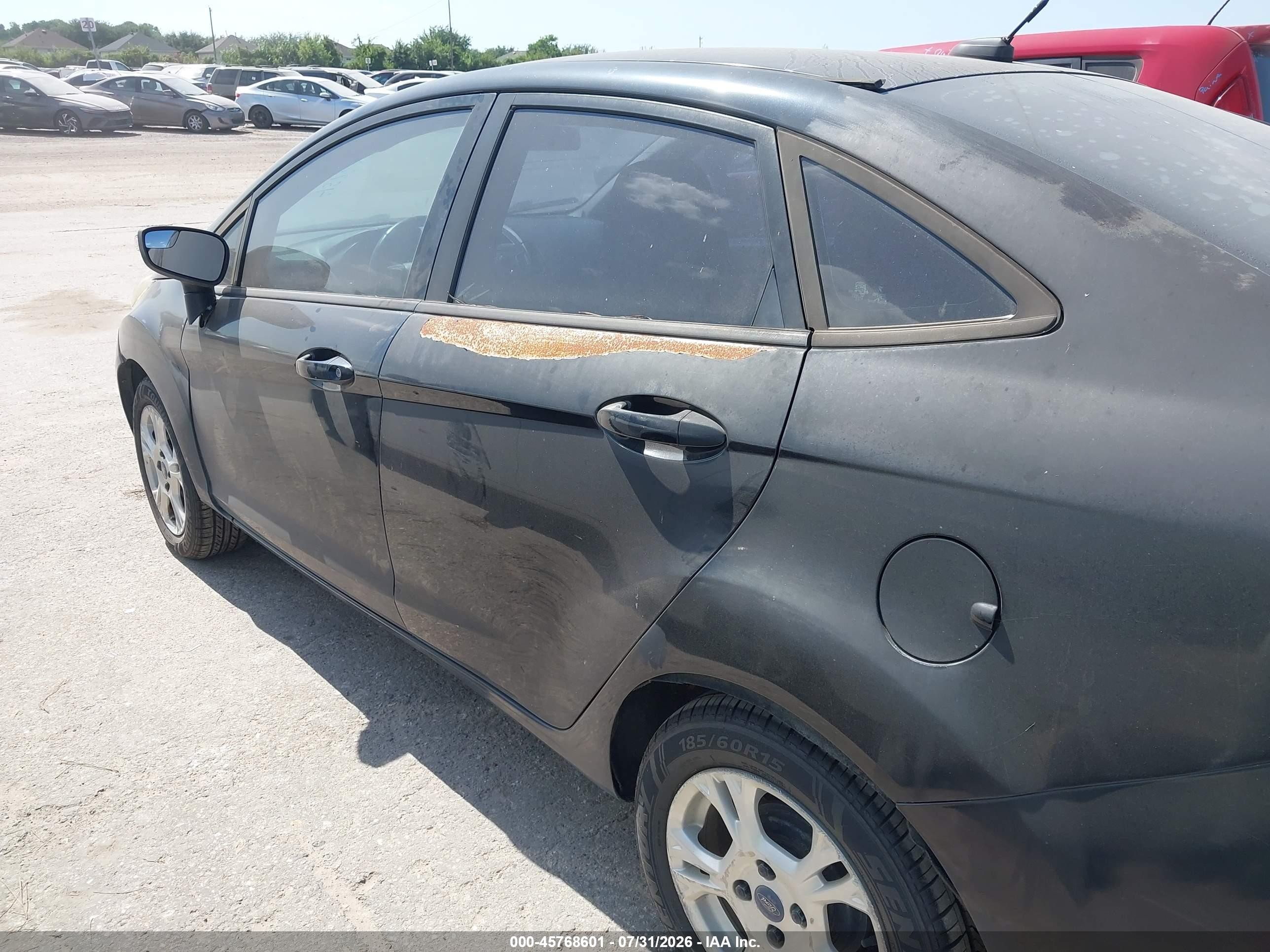 2014 Ford Fiesta Se Черный vin: 3FADP4BJ1EM195725