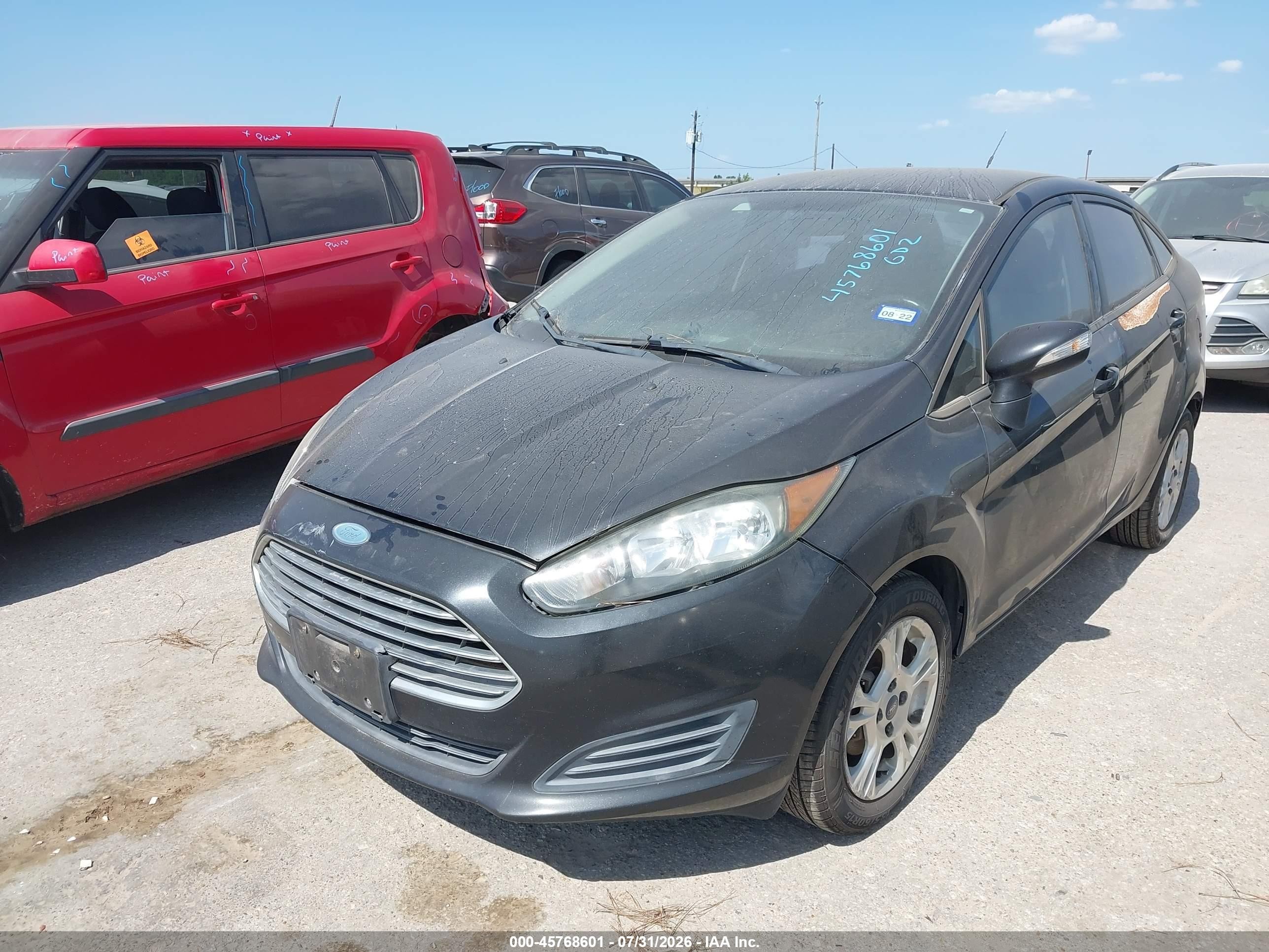 2014 Ford Fiesta Se Черный vin: 3FADP4BJ1EM195725