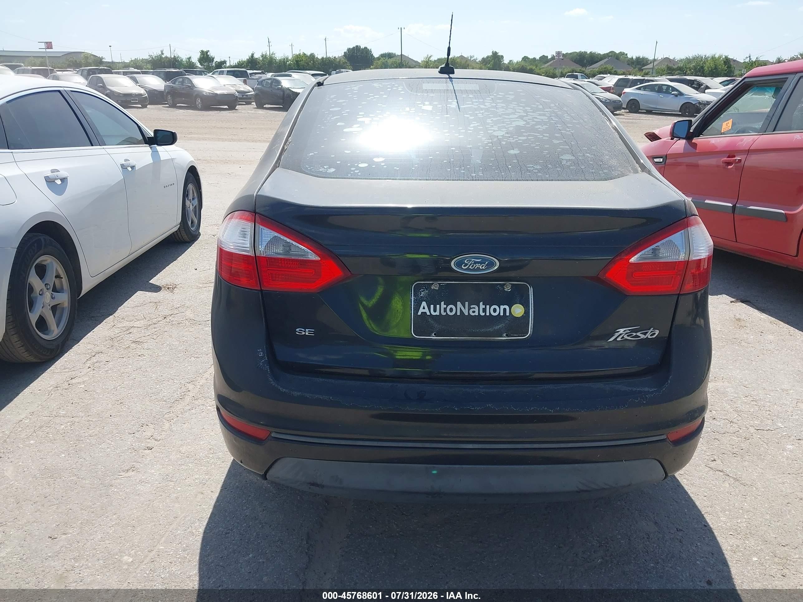 2014 Ford Fiesta Se Черный vin: 3FADP4BJ1EM195725