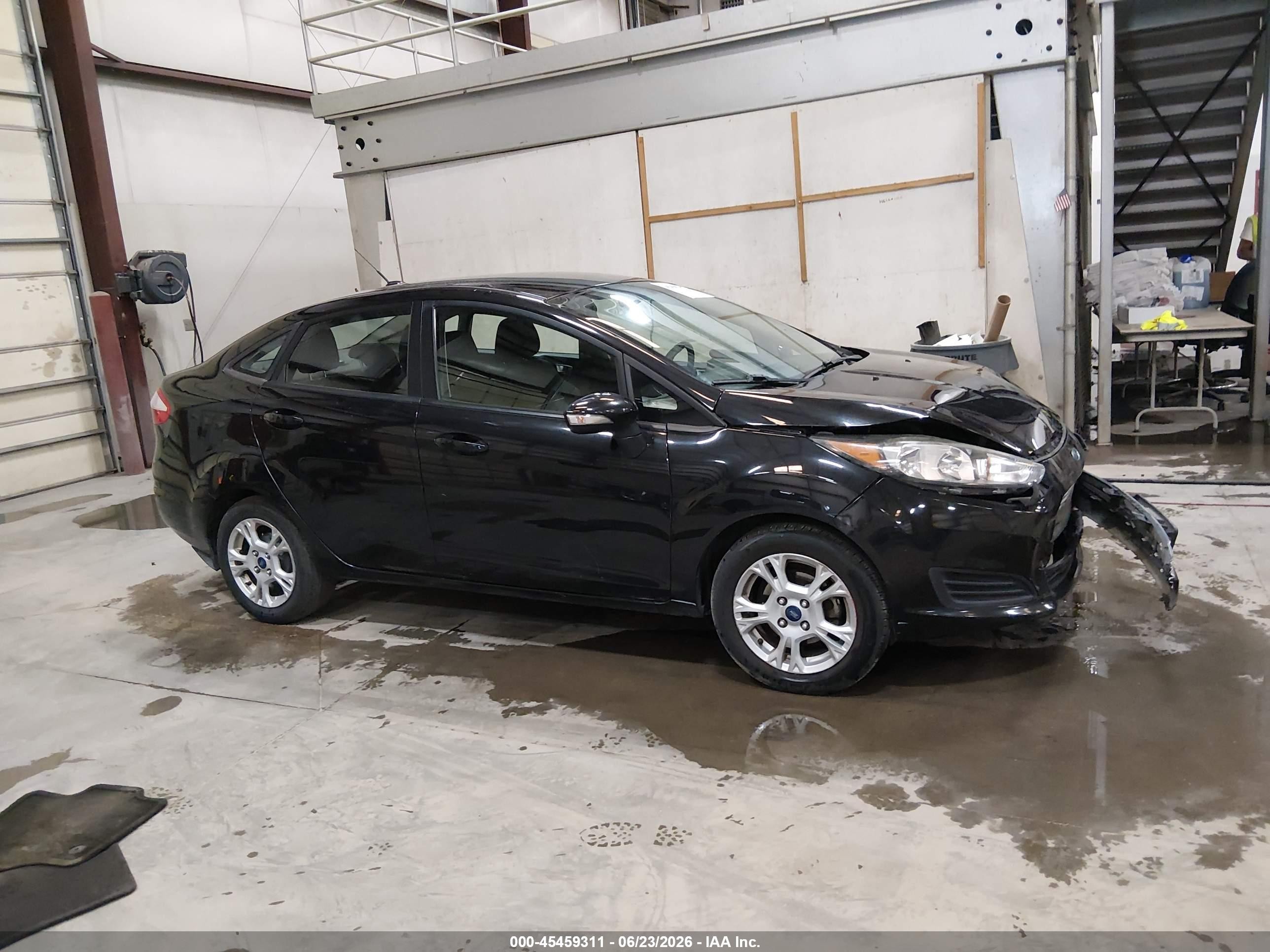 2014 Ford Fiesta Se Black vin: 3FADP4BJ1EM207369