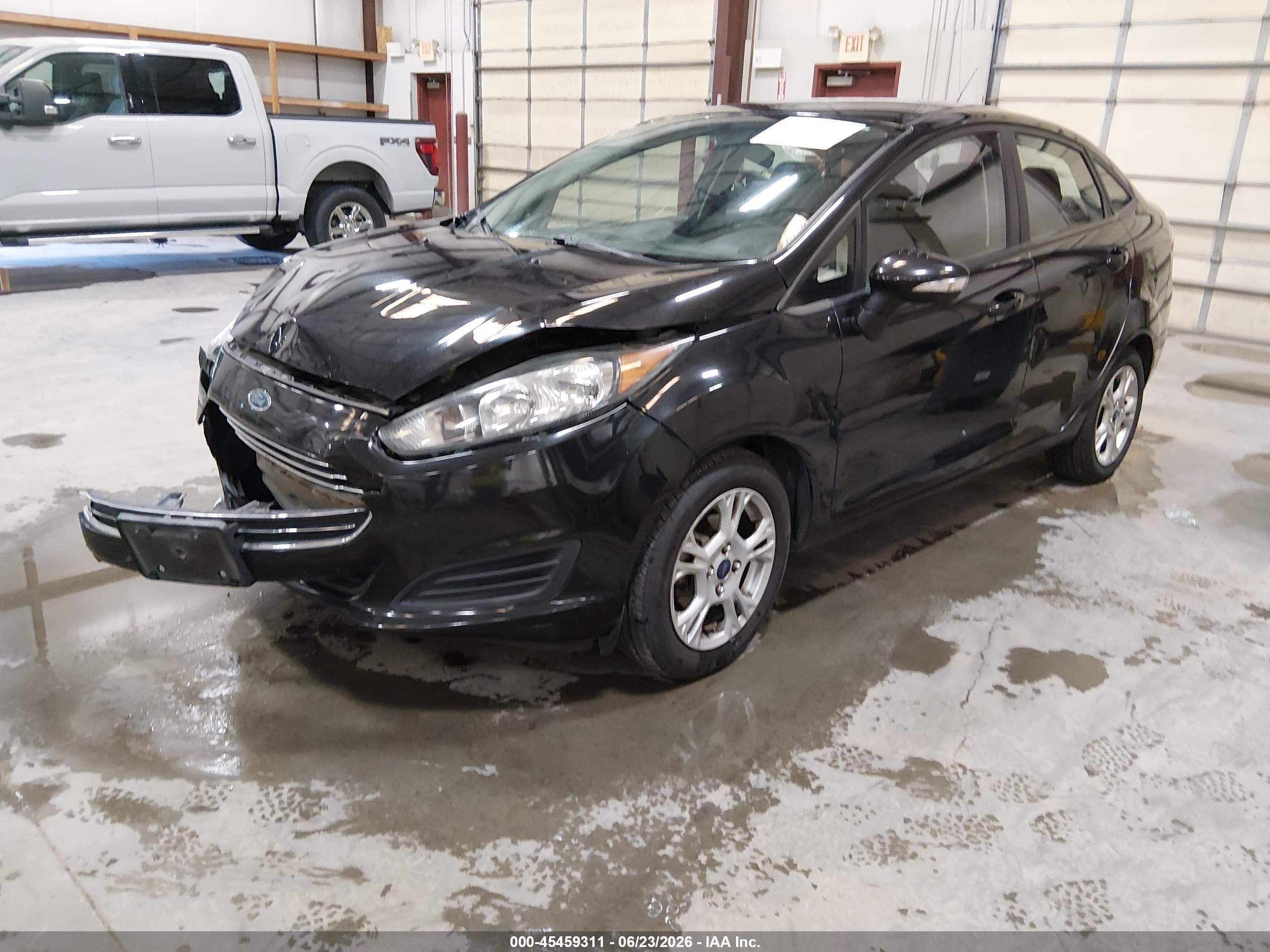 2014 Ford Fiesta Se Black vin: 3FADP4BJ1EM207369