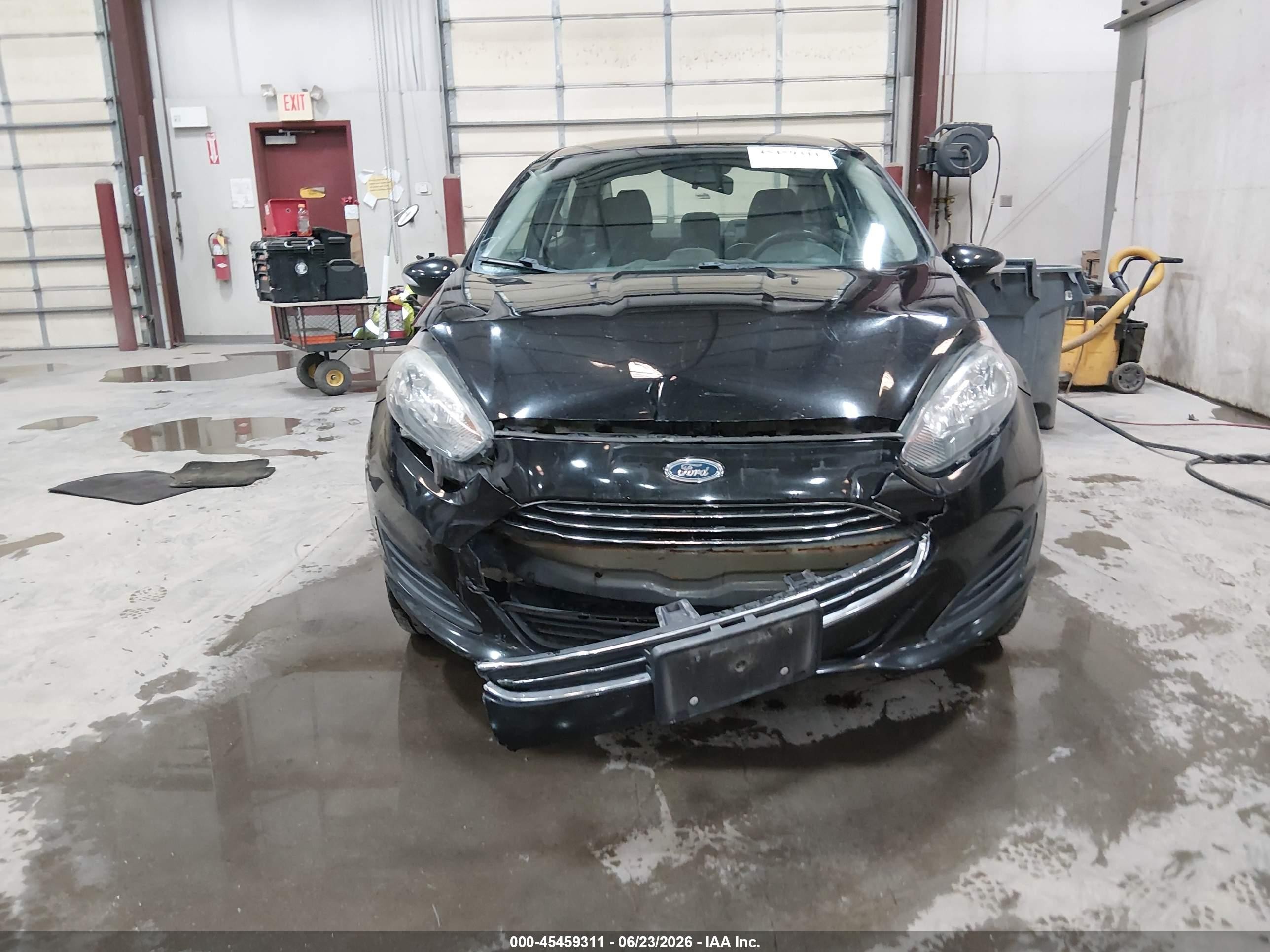 2014 Ford Fiesta Se Black vin: 3FADP4BJ1EM207369