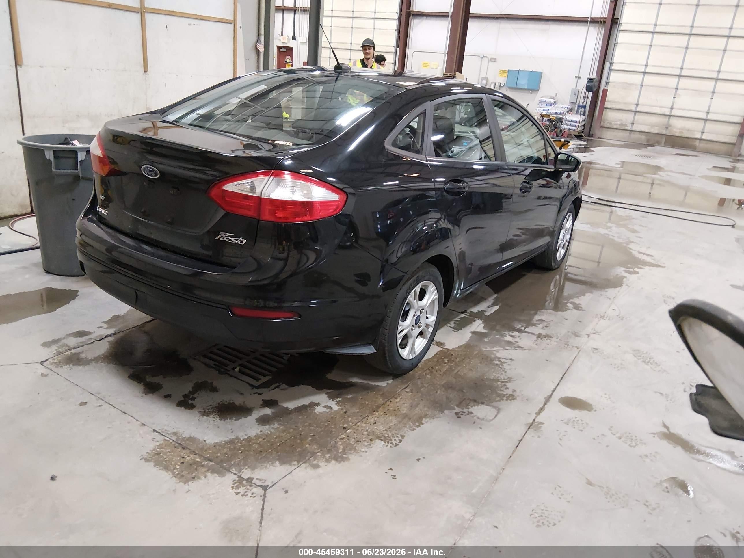 2014 Ford Fiesta Se Black vin: 3FADP4BJ1EM207369