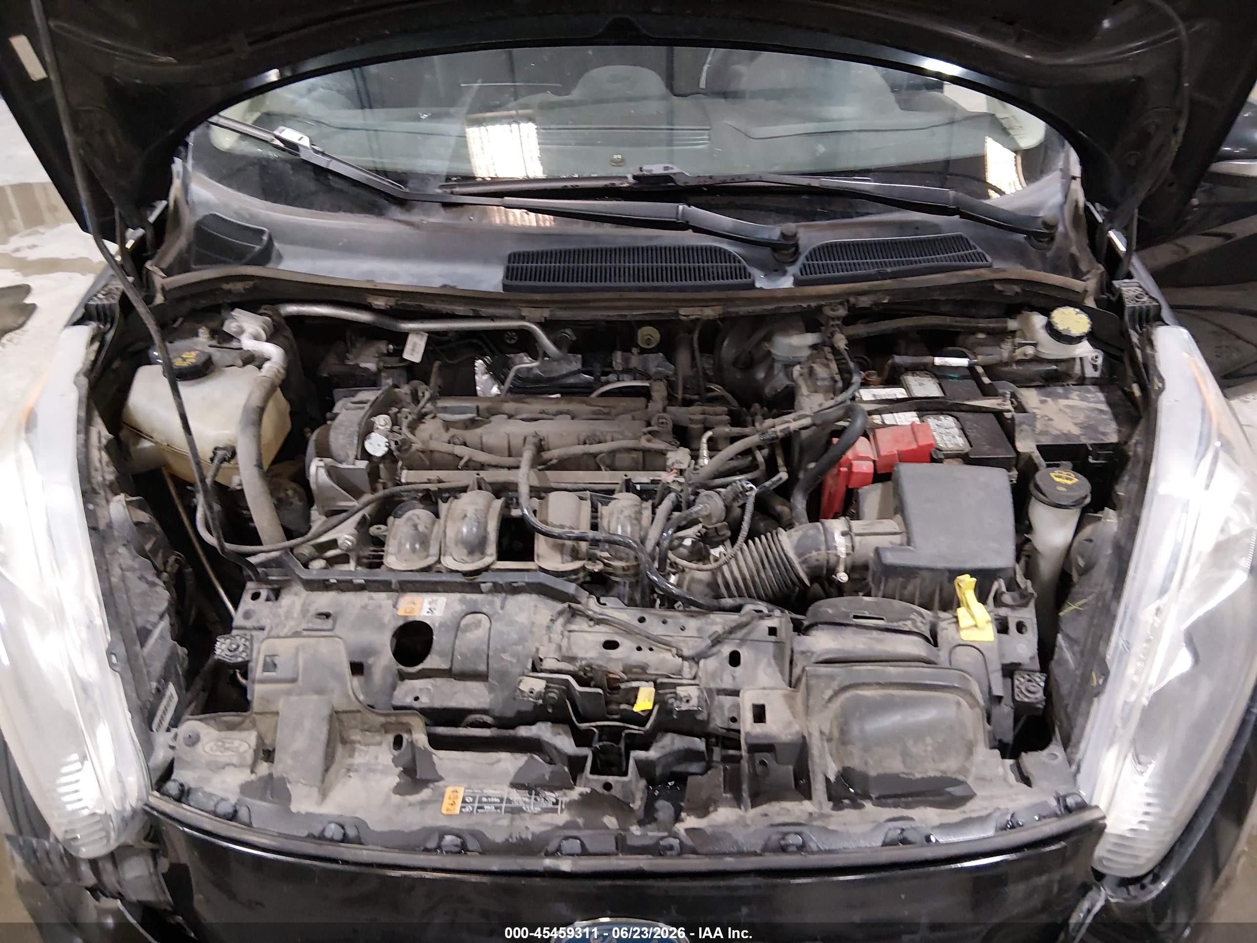 2014 Ford Fiesta Se Black vin: 3FADP4BJ1EM207369