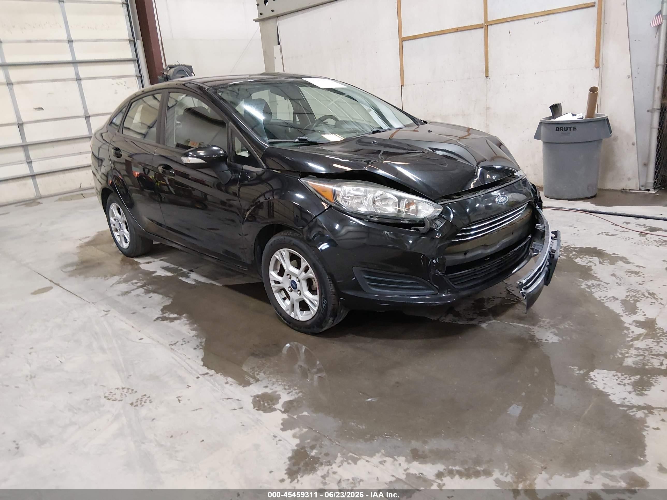 2014 Ford Fiesta Se Black vin: 3FADP4BJ1EM207369