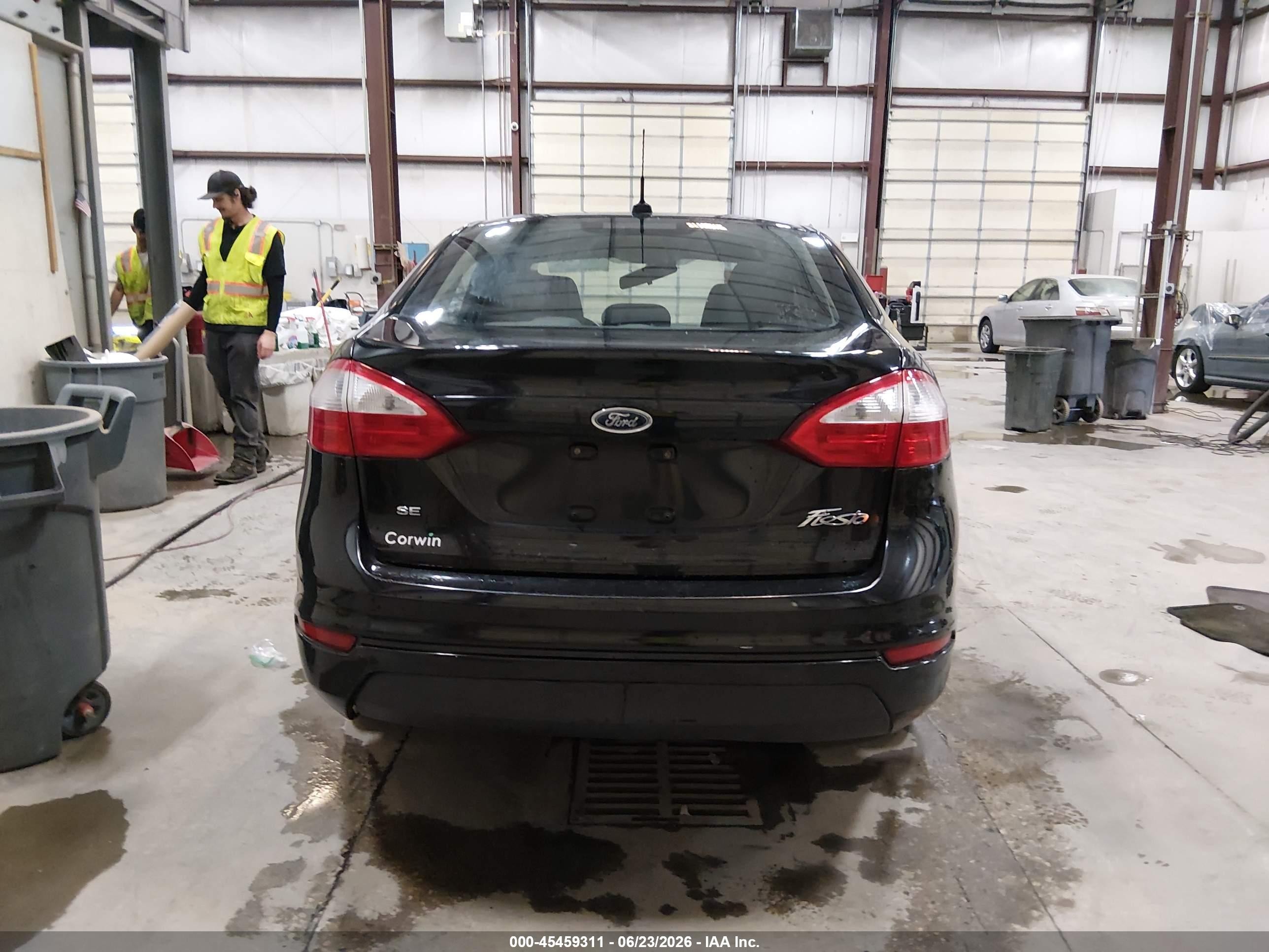 2014 Ford Fiesta Se Black vin: 3FADP4BJ1EM207369