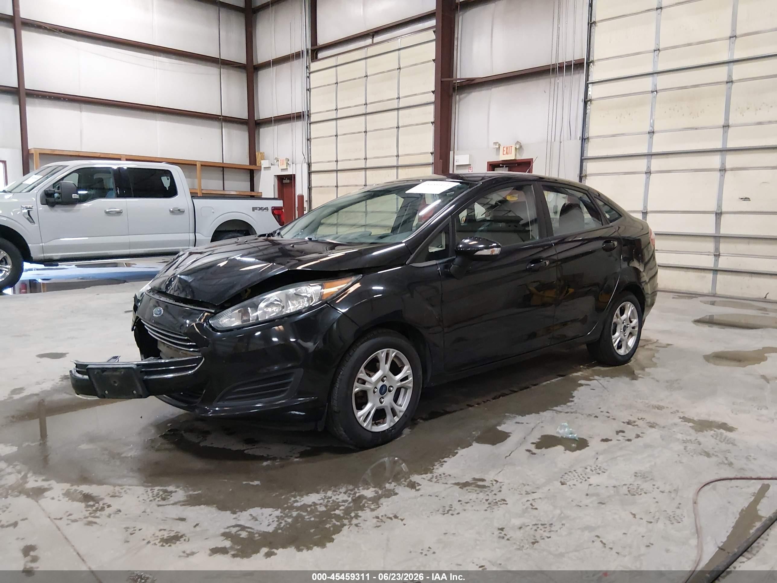 2014 Ford Fiesta Se Black vin: 3FADP4BJ1EM207369