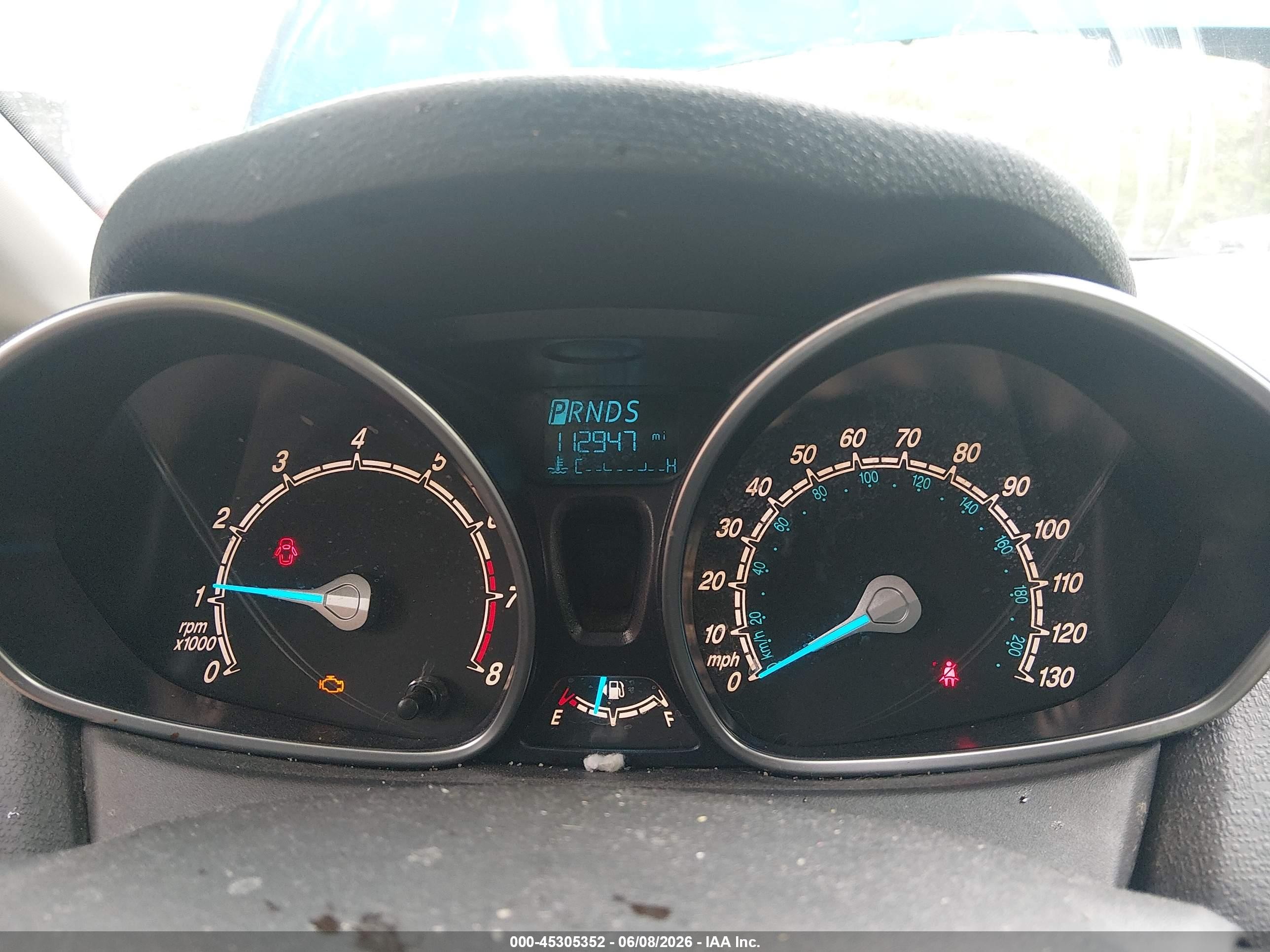 2014 Ford Fiesta Se Blue vin: 3FADP4BJ1EM211101