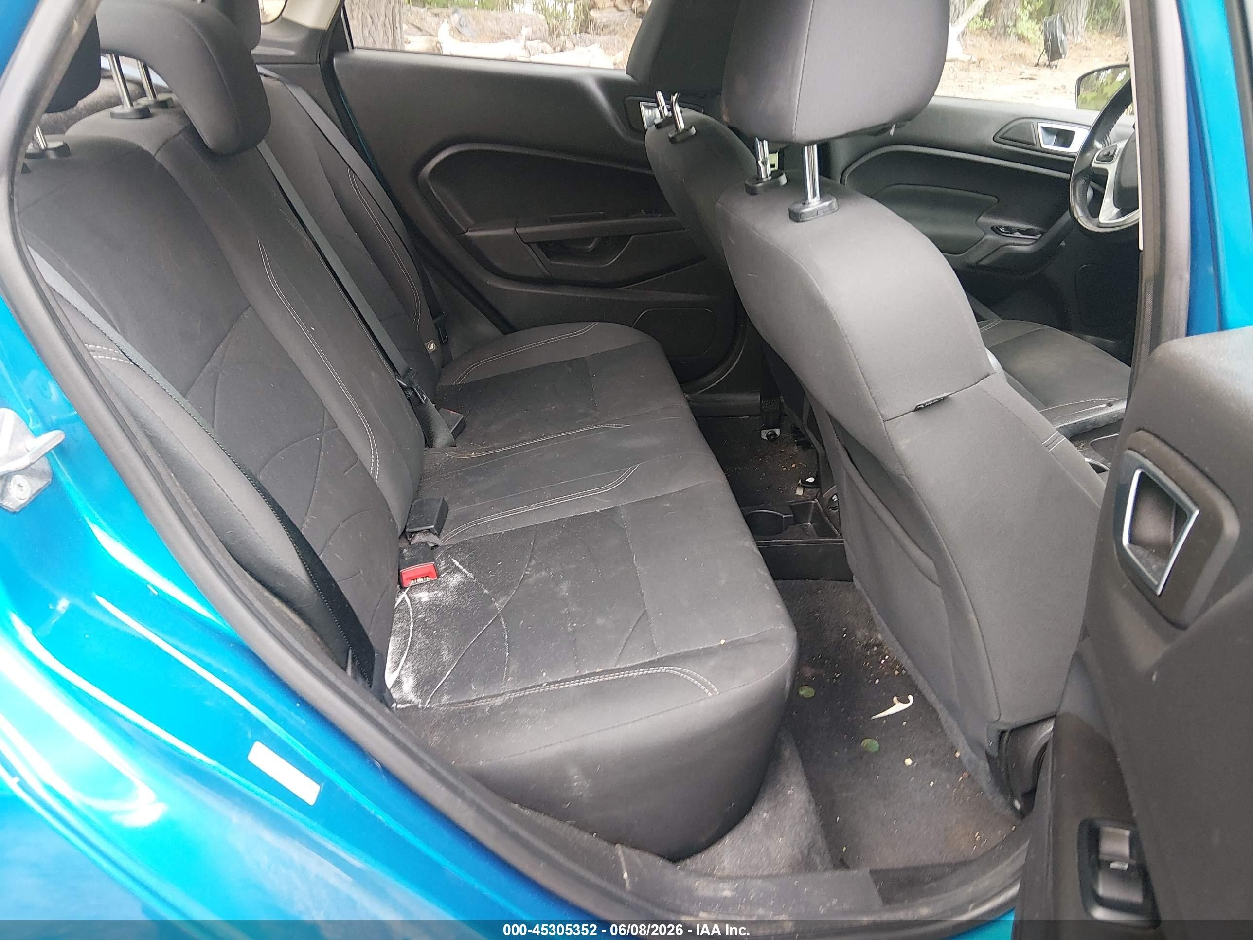 2014 Ford Fiesta Se Blue vin: 3FADP4BJ1EM211101