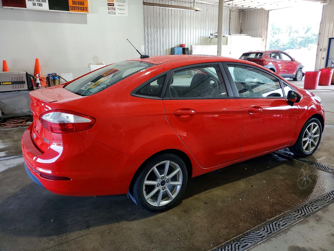 2014 Ford Fiesta Se Red vin: 3FADP4BJ1EM225662