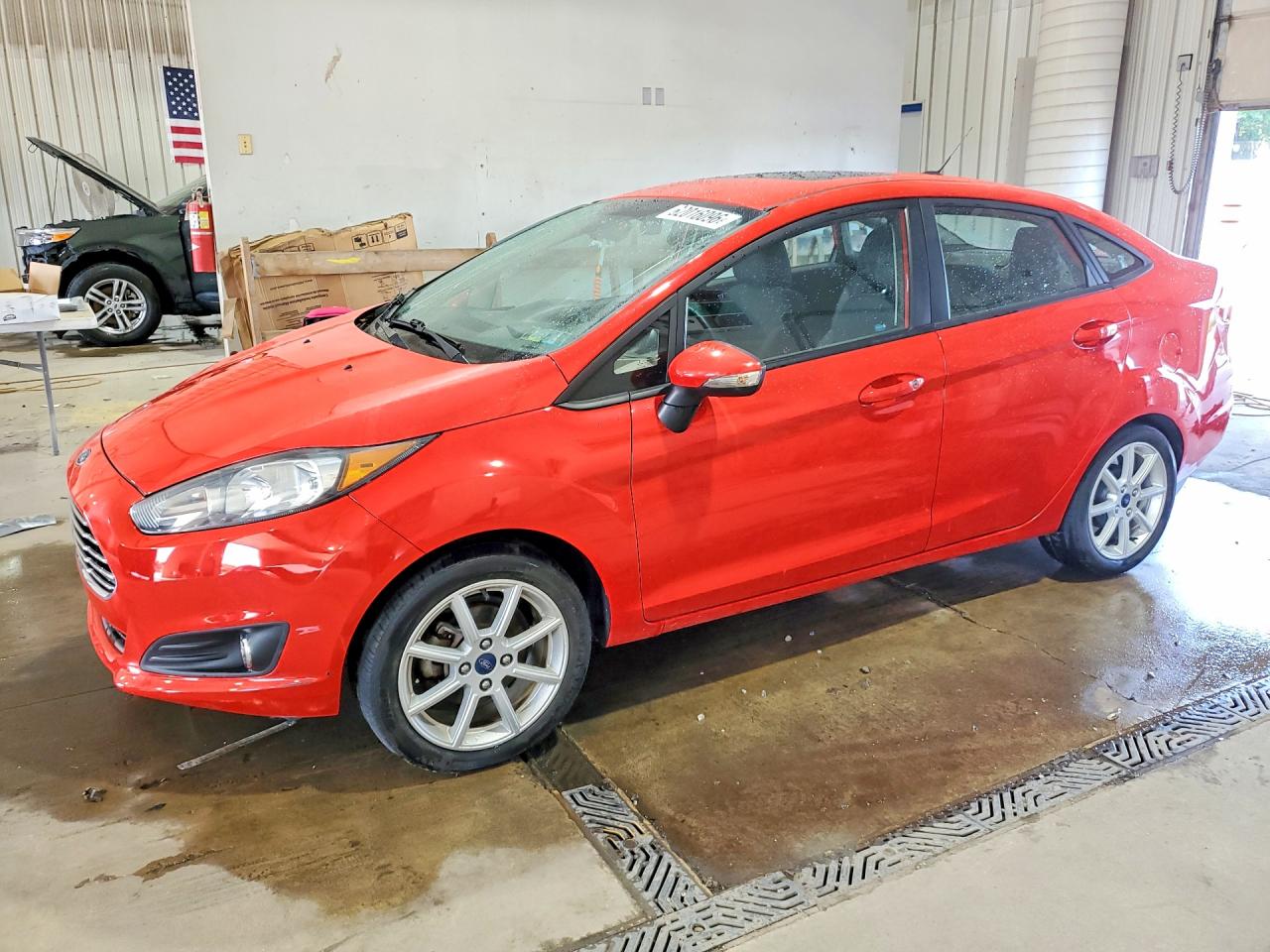 2014 Ford Fiesta Se Red vin: 3FADP4BJ1EM225662
