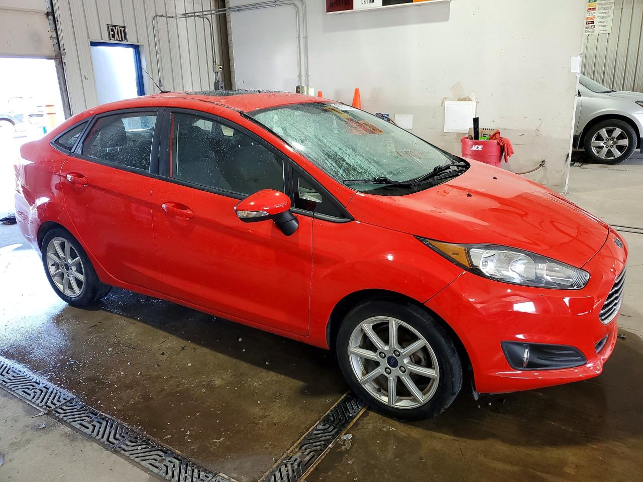2014 Ford Fiesta Se Red vin: 3FADP4BJ1EM225662