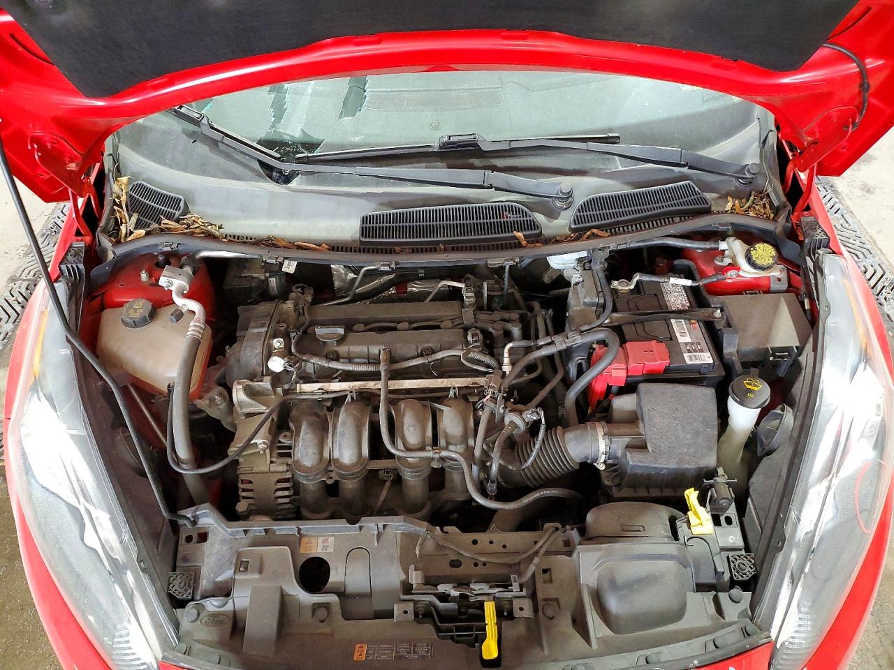 2014 Ford Fiesta Se Red vin: 3FADP4BJ1EM225662