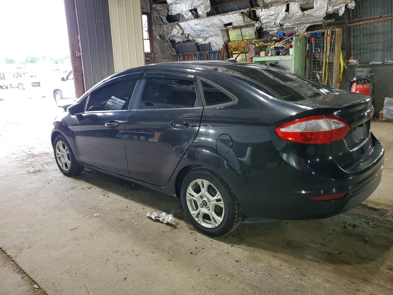 2014 Ford Fiesta Se Black vin: 3FADP4BJ1EM232577