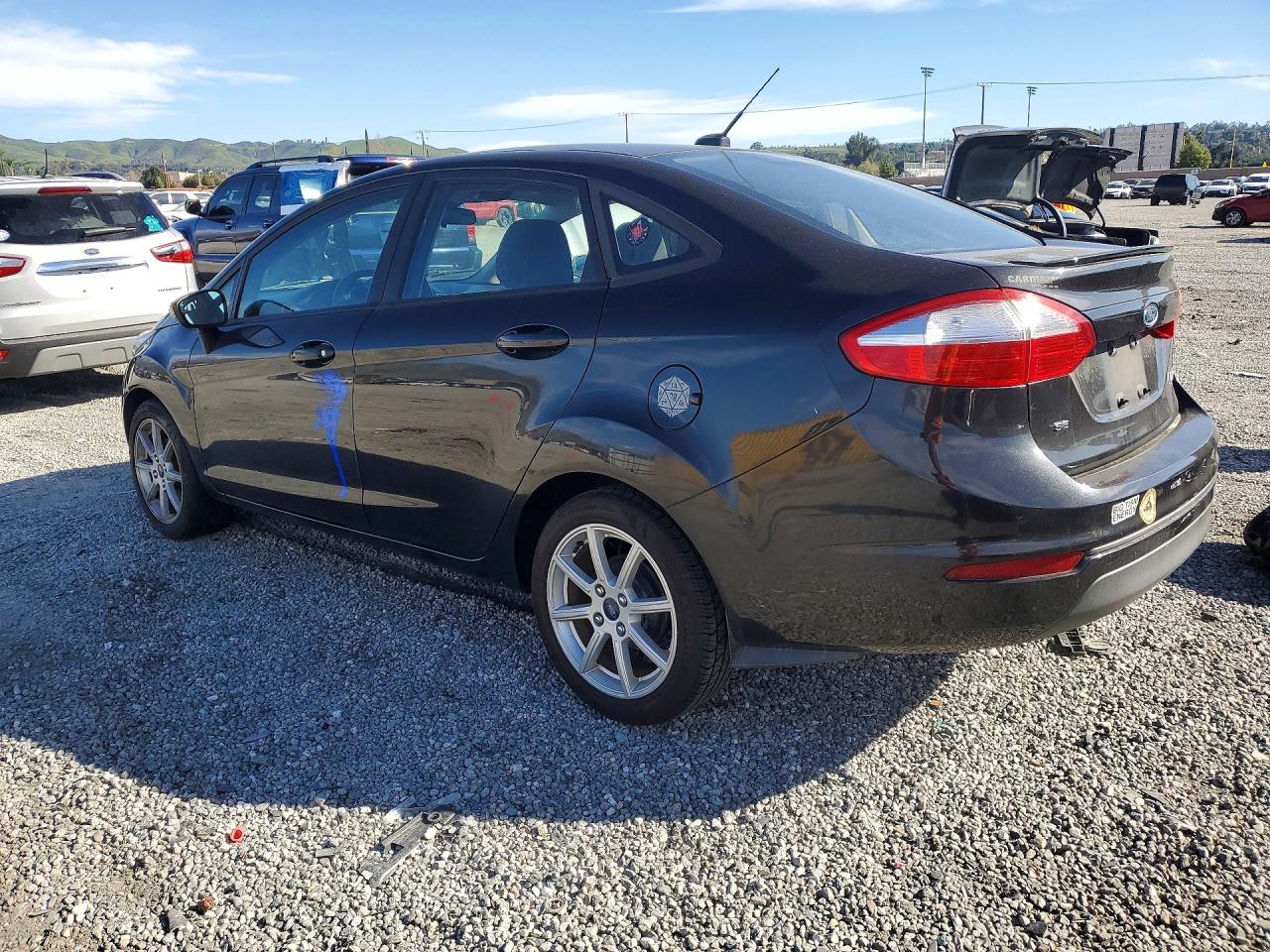 2014 Ford Fiesta Se Black vin: 3FADP4BJ1EM233227