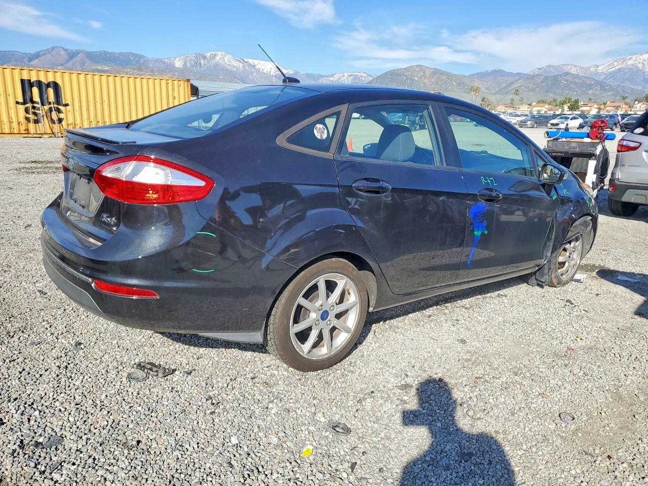 2014 Ford Fiesta Se Black vin: 3FADP4BJ1EM233227
