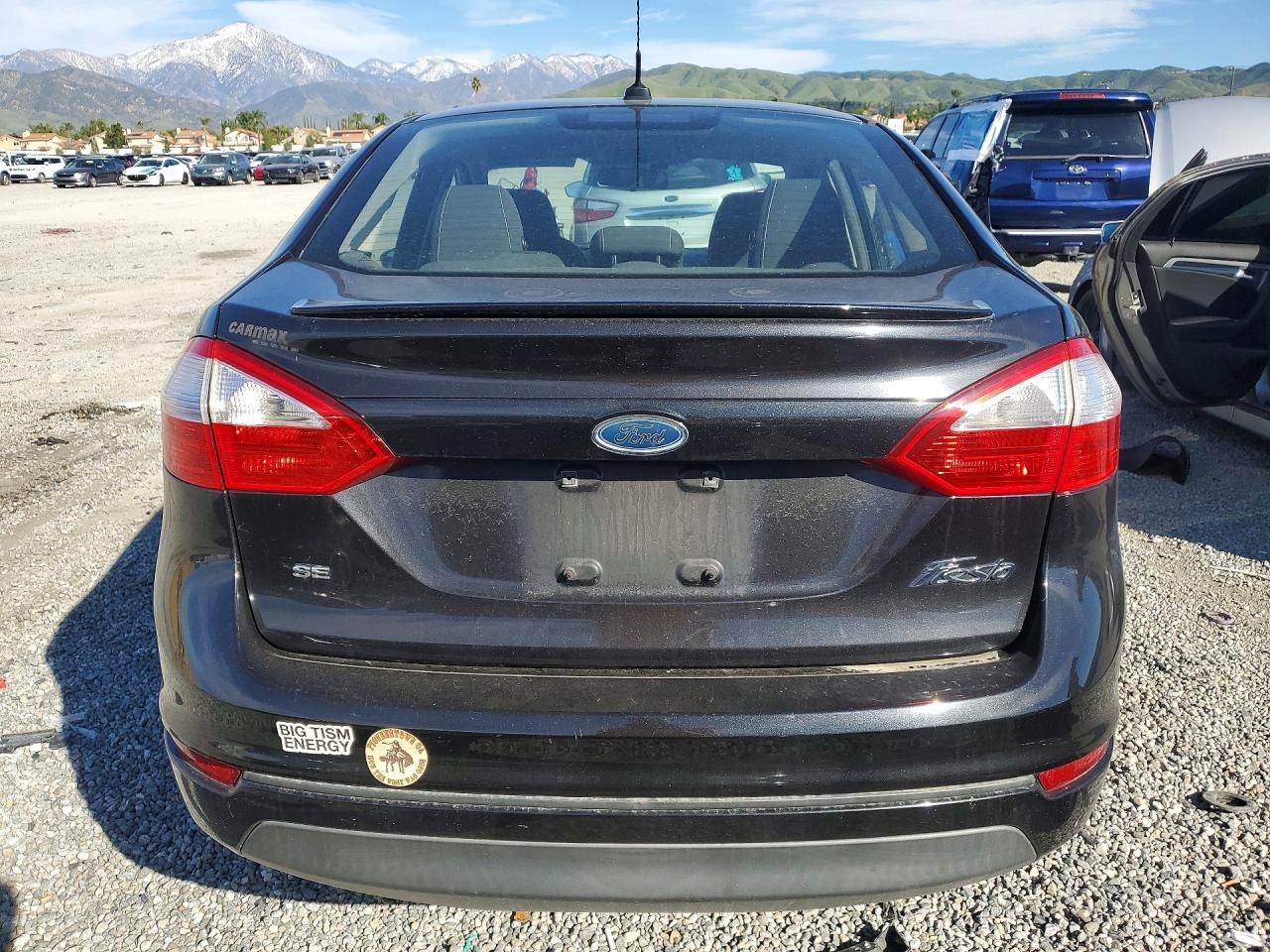 2014 Ford Fiesta Se Black vin: 3FADP4BJ1EM233227