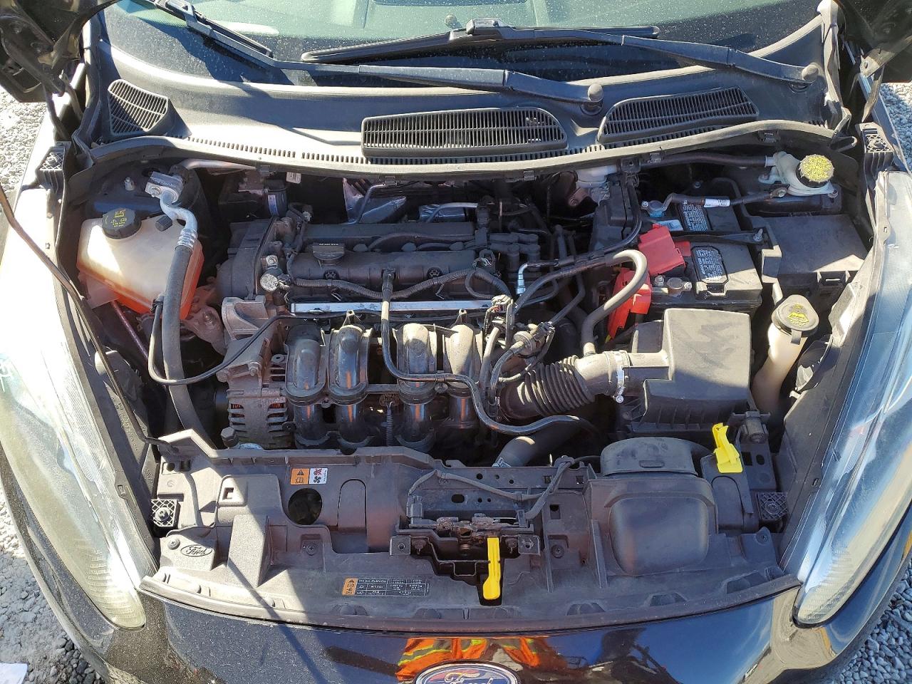 2014 Ford Fiesta Se Black vin: 3FADP4BJ1EM233227