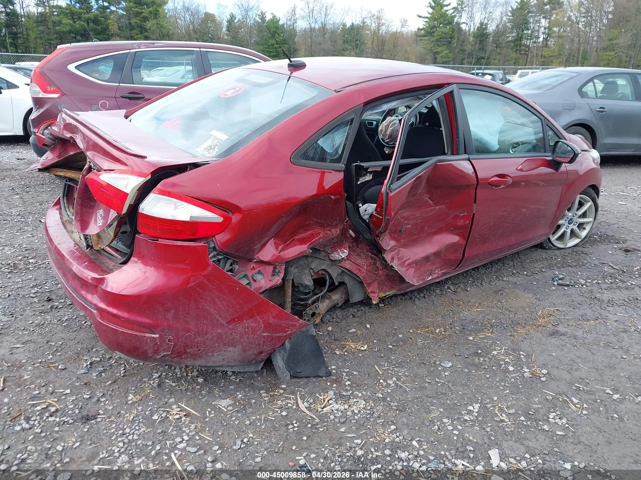 2014 Ford Fiesta Se Red vin: 3FADP4BJ1EM234054