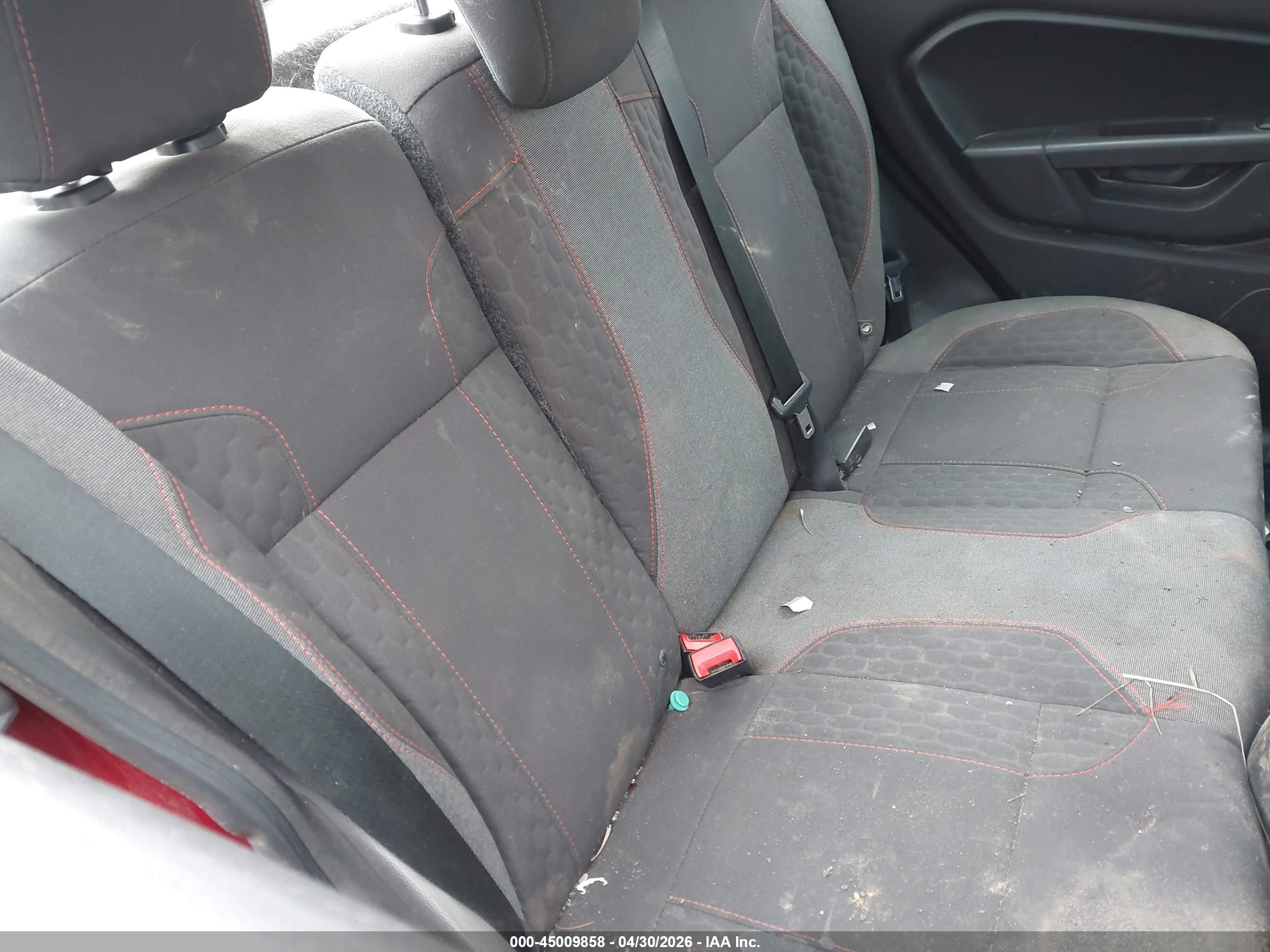 2014 Ford Fiesta Se Red vin: 3FADP4BJ1EM234054