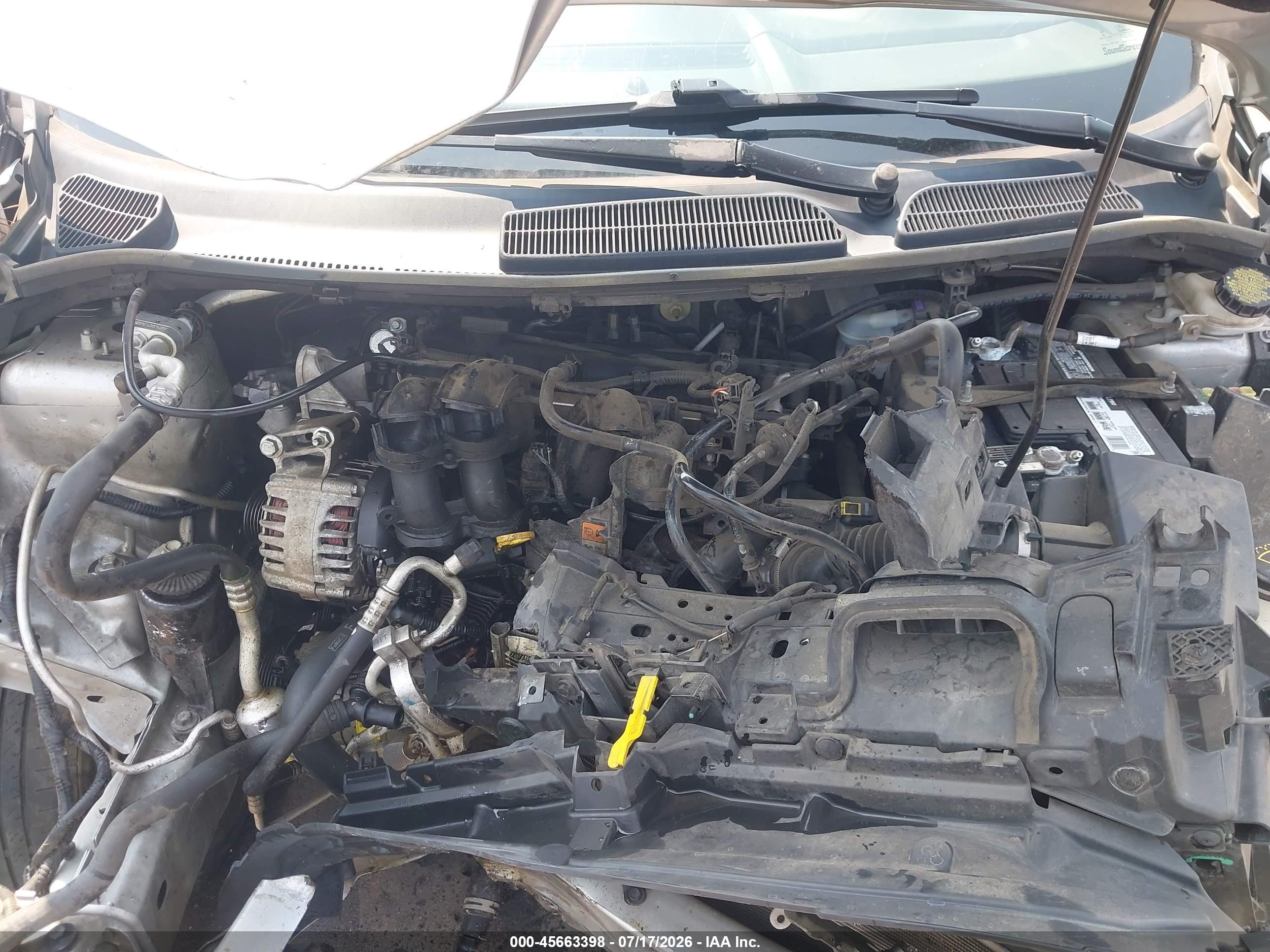 2015 Ford Fiesta Se Silver vin: 3FADP4BJ1FM117527