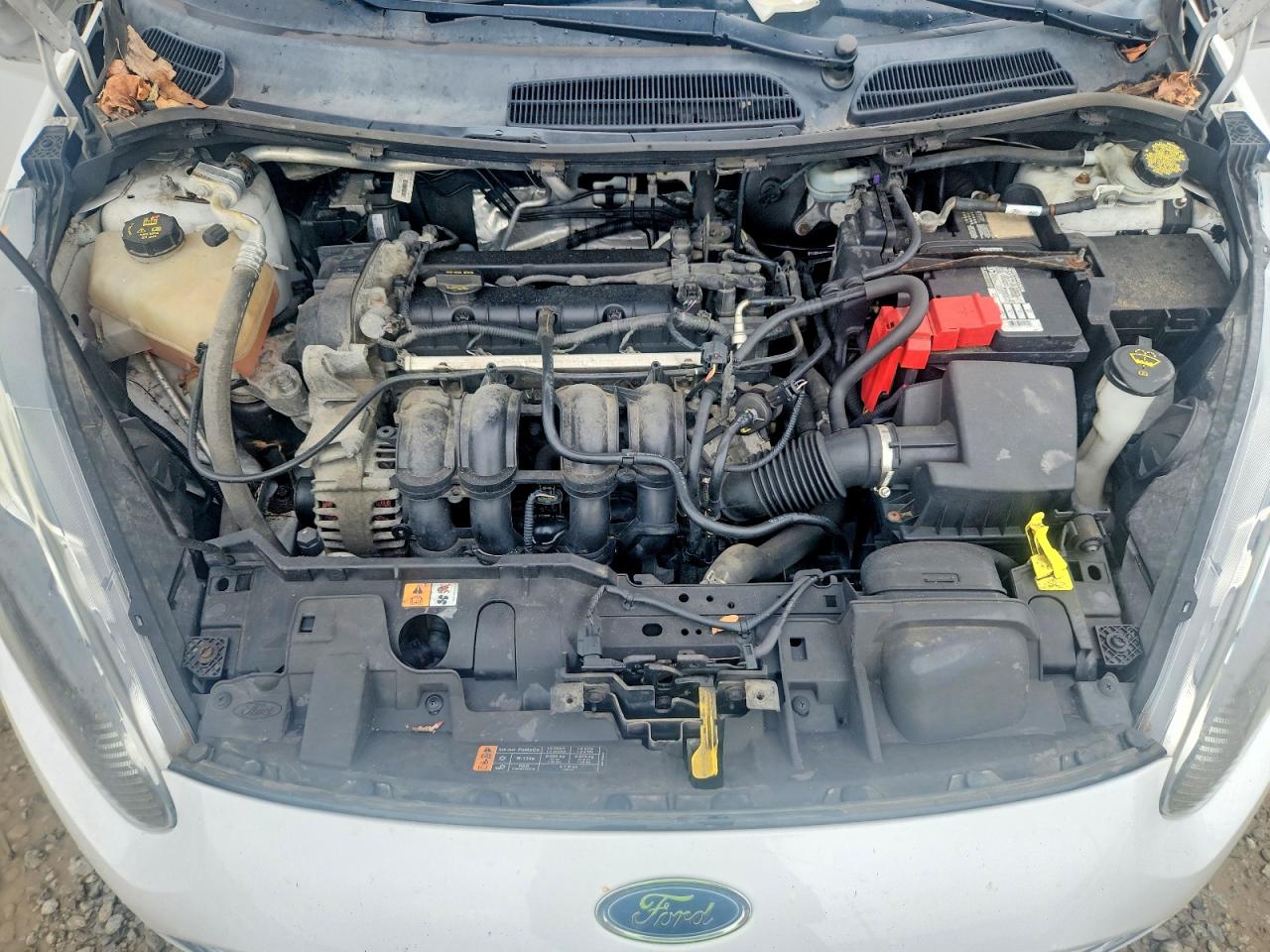 2015 Ford Fiesta Se Белый vin: 3FADP4BJ1FM150687