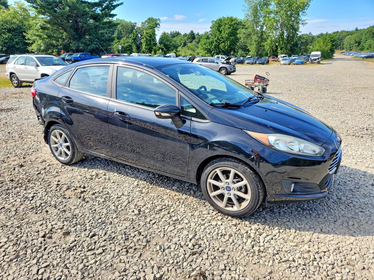 2015 Ford Fiesta Se Black vin: 3FADP4BJ1FM157154