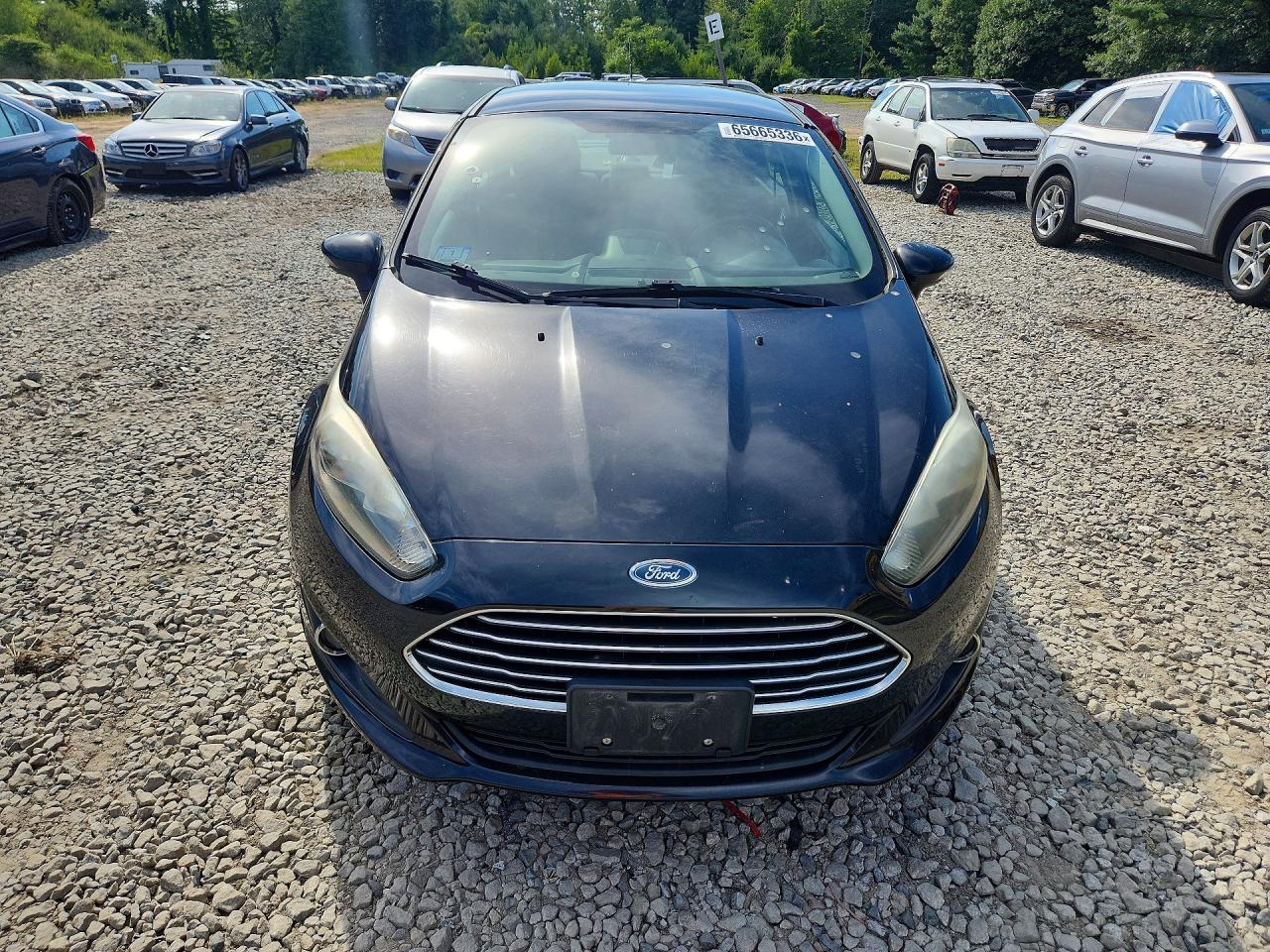 2015 Ford Fiesta Se Black vin: 3FADP4BJ1FM157154